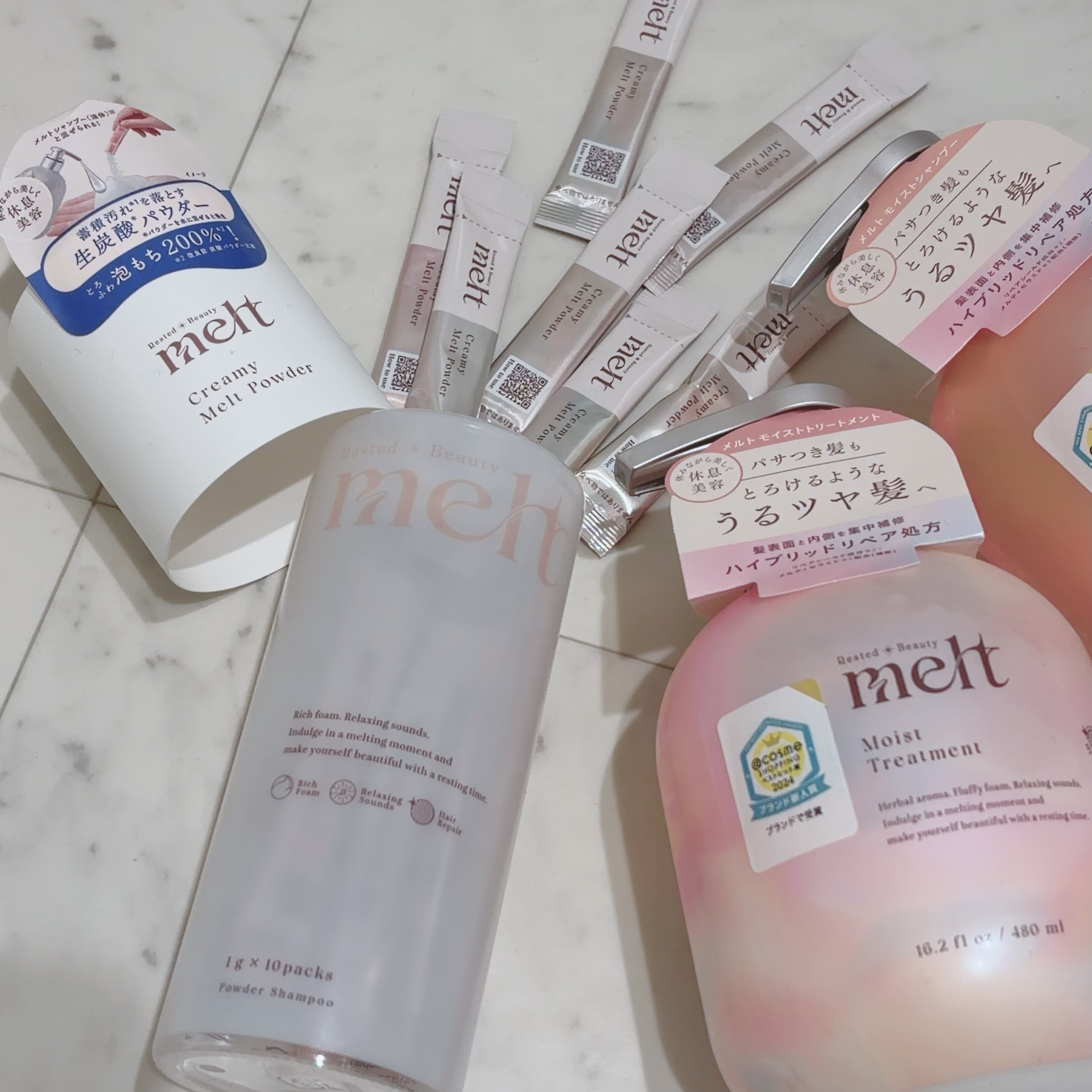 クリーミーメルトパウダー/melt/市販シャンプーを使ったクチコミ（1枚目）