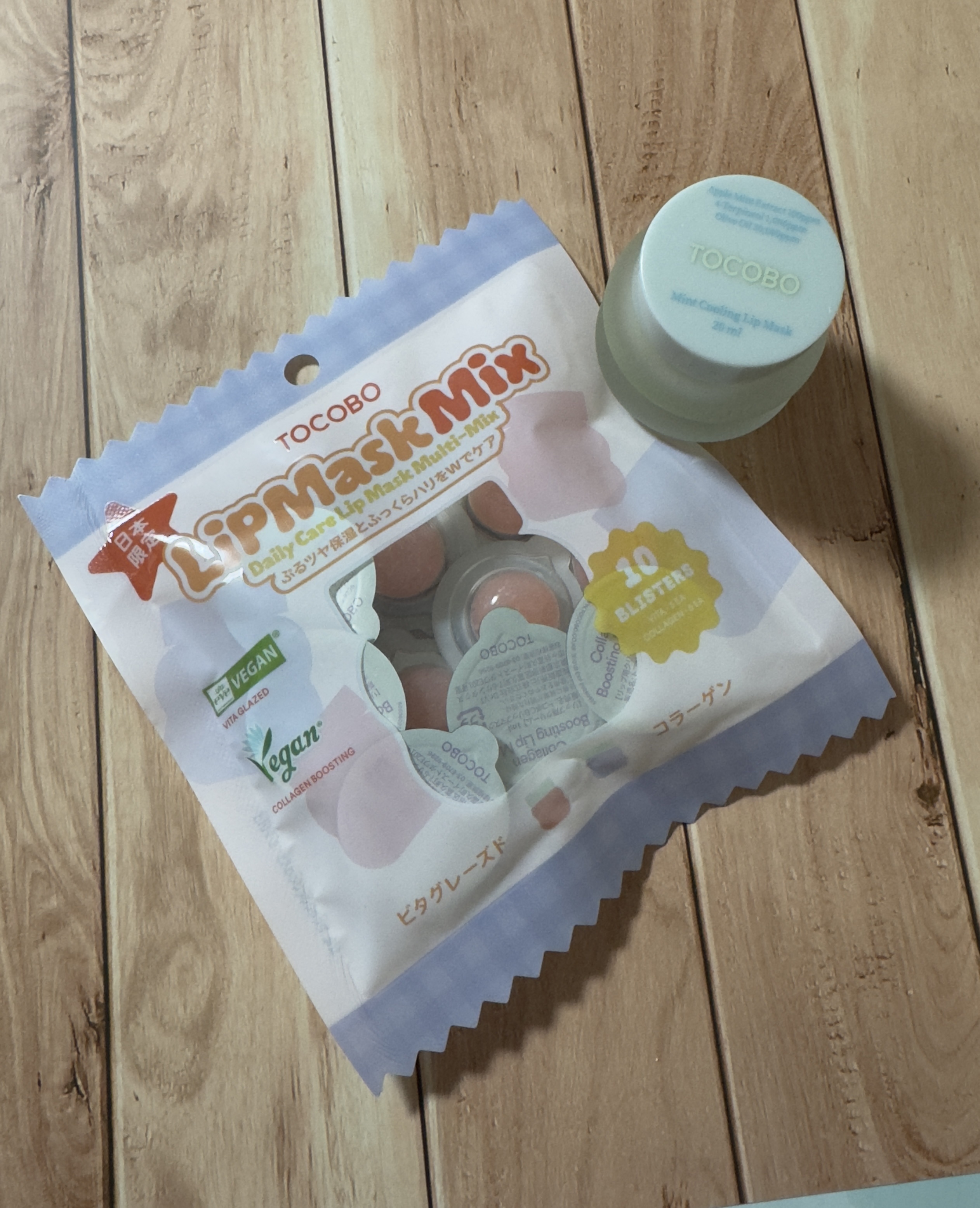 ミントクーリングリップマスク/TOCOBO/リップマスクを使ったクチコミ（1枚目）