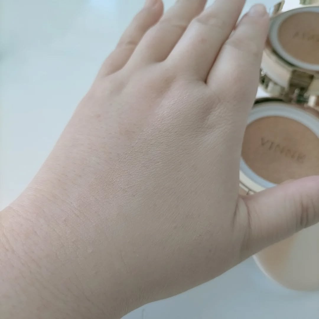 プレステージグロウスキンフィットクッション/VINNE /クッションファンデーションを使ったクチコミ(8枚目)