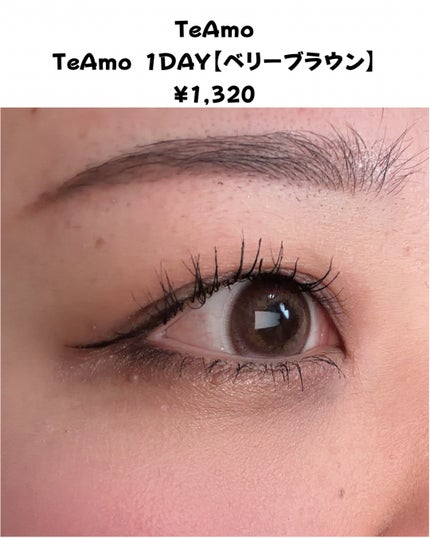 TeAmo 1DAY/TeAmo/ワンデー(1DAY)カラコンを使ったクチコミ(3枚目)