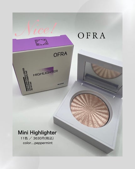 OFRA mini Highlighter/Ofra Cosmetics/パウダーハイライトを使ったクチコミ(1枚目)