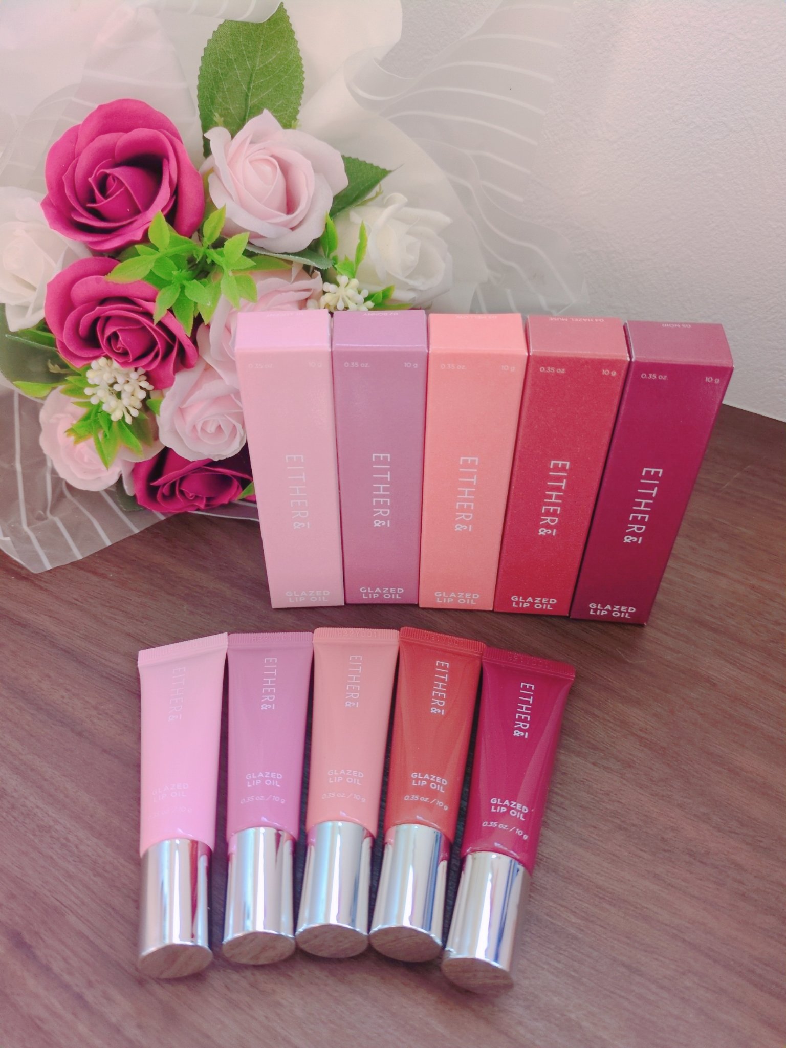 グレースドリップオイル/EITHER＆/リップオイルを使ったクチコミ（2枚目）