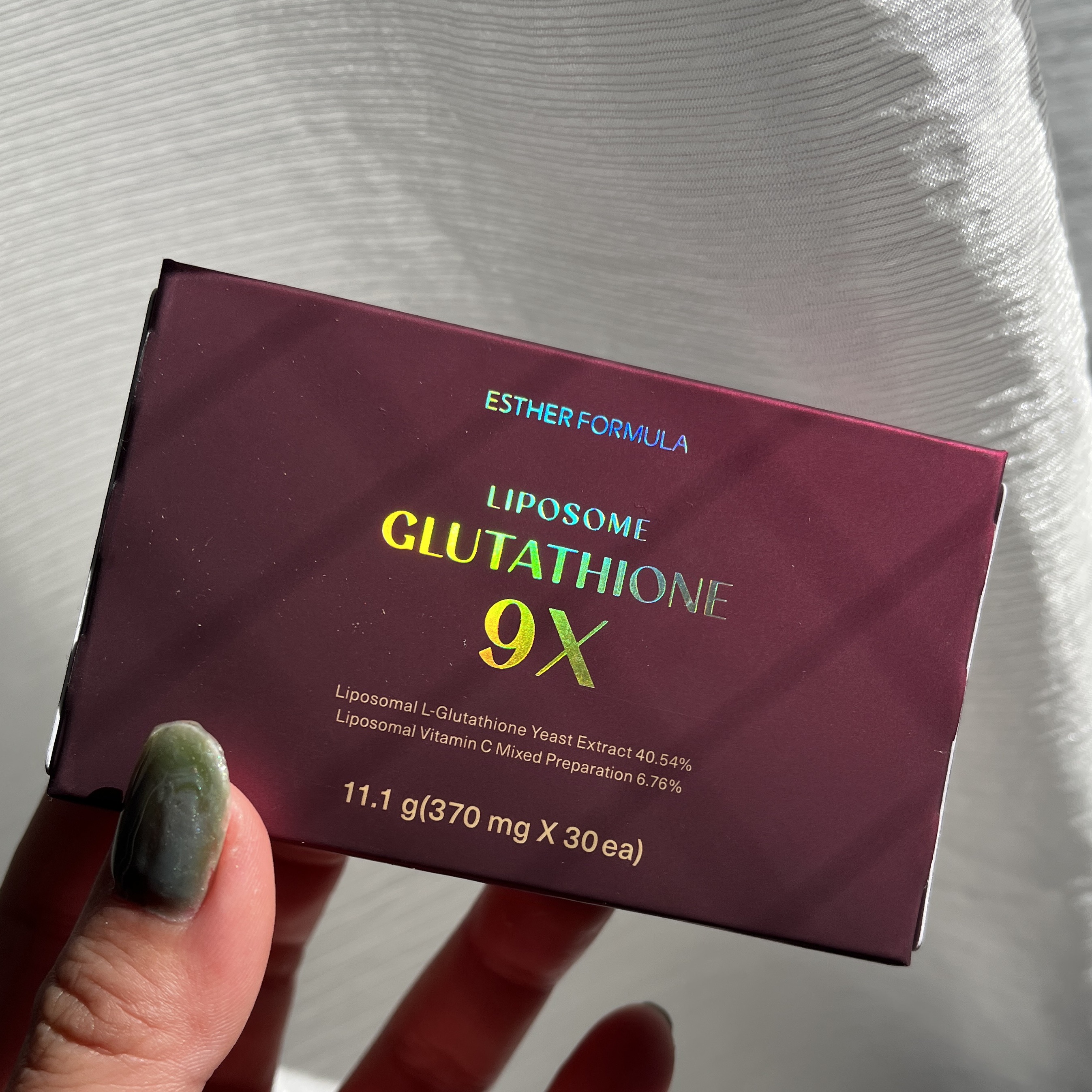 ヨエスター リポソーム GLT ダイレクト/ESTHER FORMULA/美容サプリメントを使ったクチコミ（1枚目）