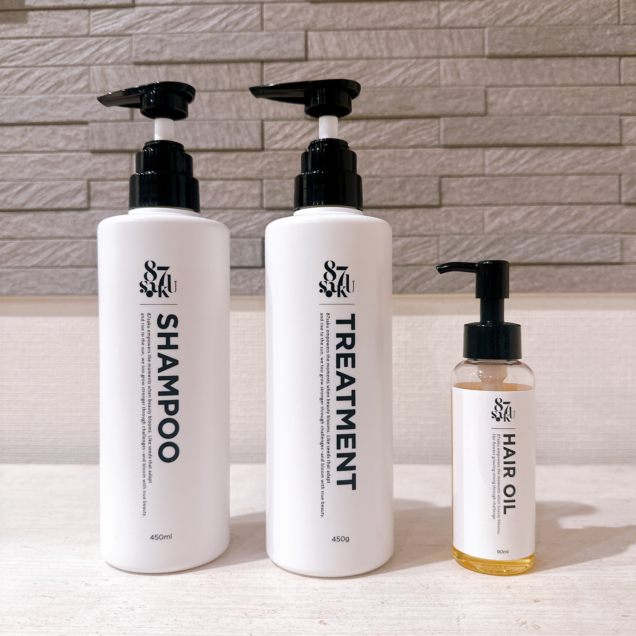 87saku ハナサク シルキーリペア ヘアオイル/87saku/ヘアオイルを使ったクチコミ（2枚目）