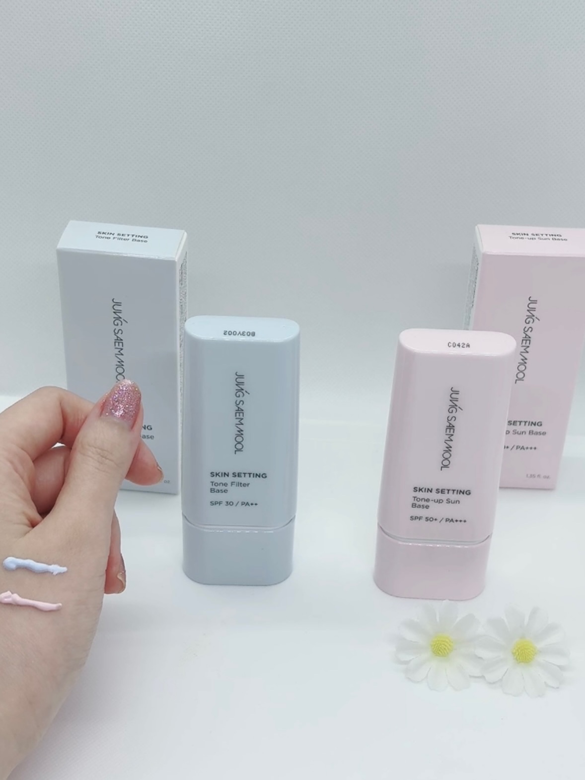 ジョンセンムル スキンセッティングトーンアップ サンベース/JUNG SAEM MOOL/化粧下地を使ったクチコミ（2枚目）