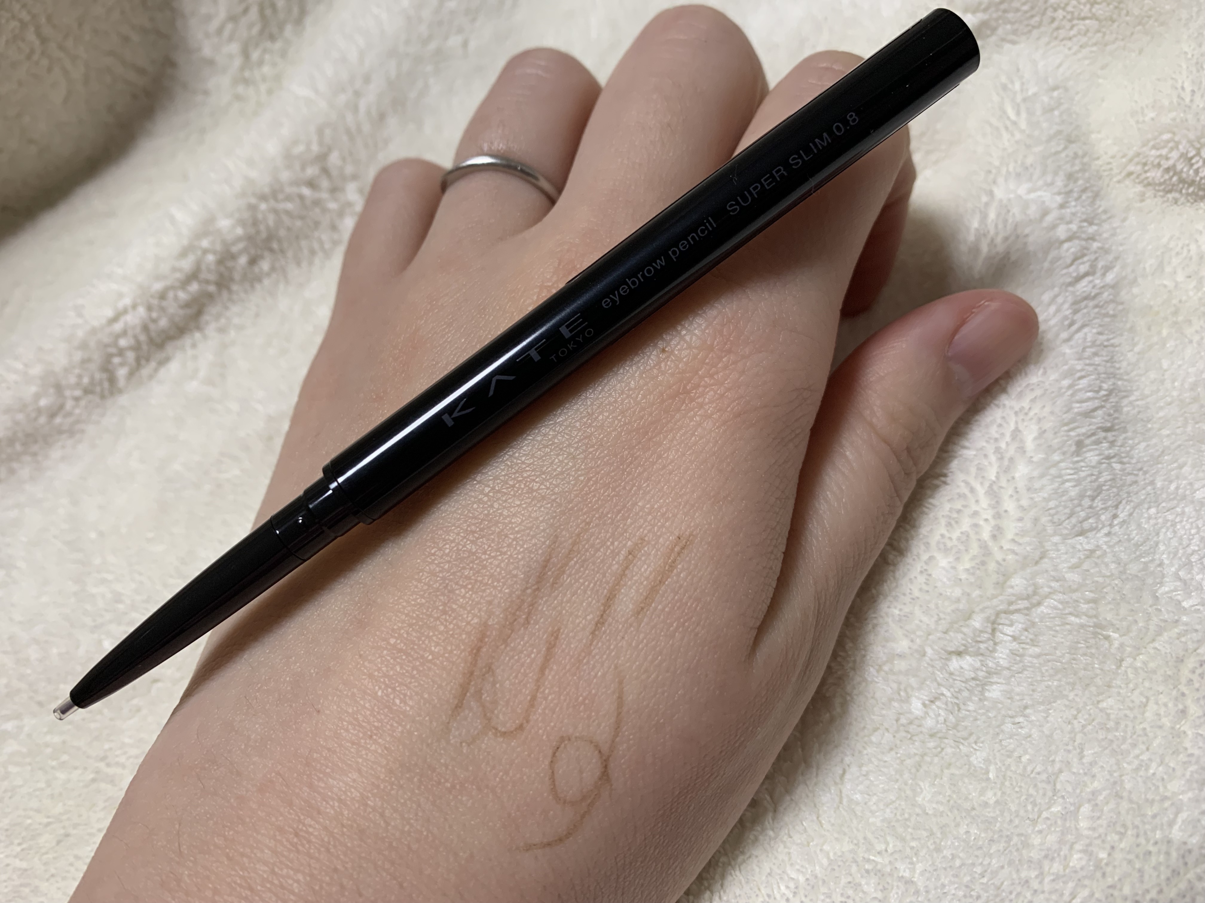 ケイト アイブロウペンシルスーパースリム0.8/KATE/アイブロウペンシルを使ったクチコミ（3枚目）