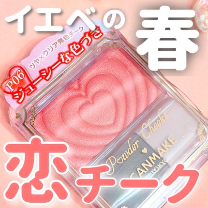 パウダーチークス/キャンメイク/パウダーチークを使ったクチコミ(1枚目)
