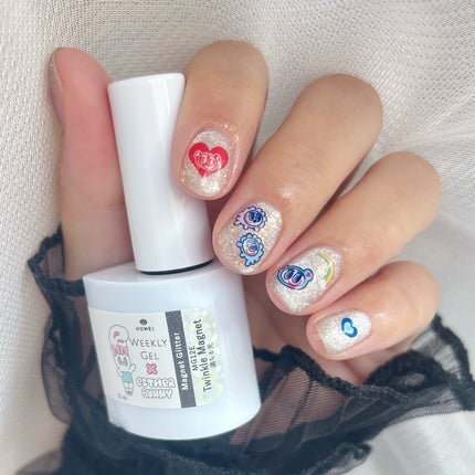 HOMEI ウィークリージェル/HOMEI/ジェルネイルを使ったクチコミ(3枚目)