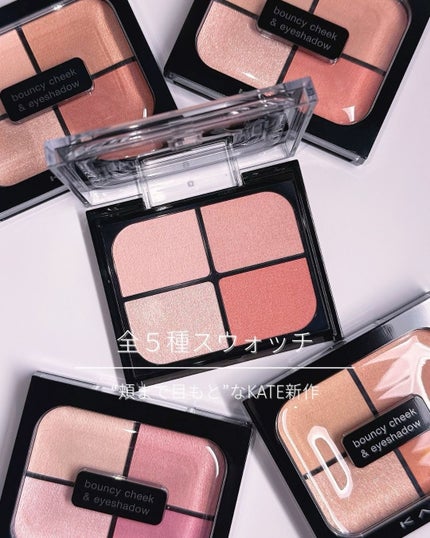 バウンシーチークシャドウ/KATE/マルチパレットを使ったクチコミ(1枚目)