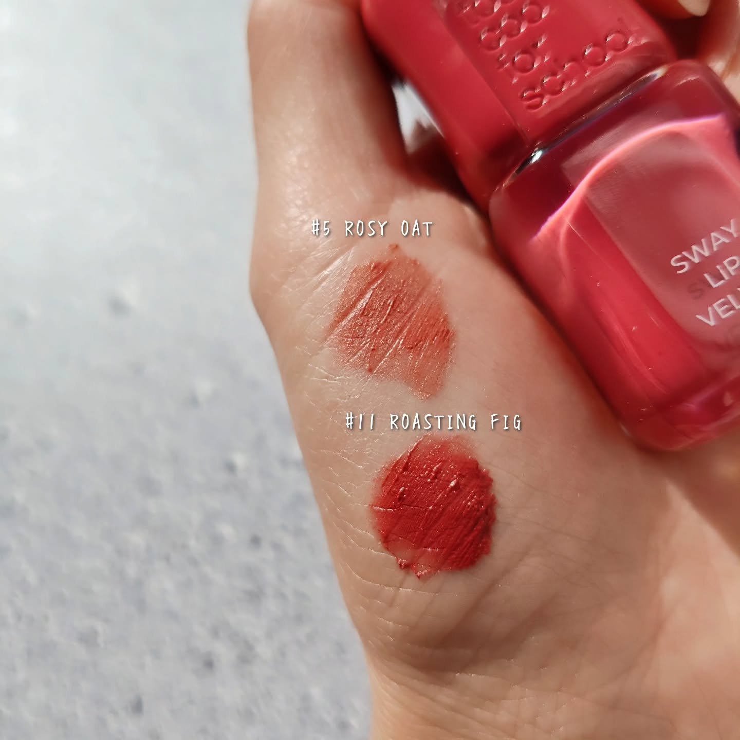 スウェイリップベルベット/too cool for school/リップティントを使ったクチコミ（3枚目）