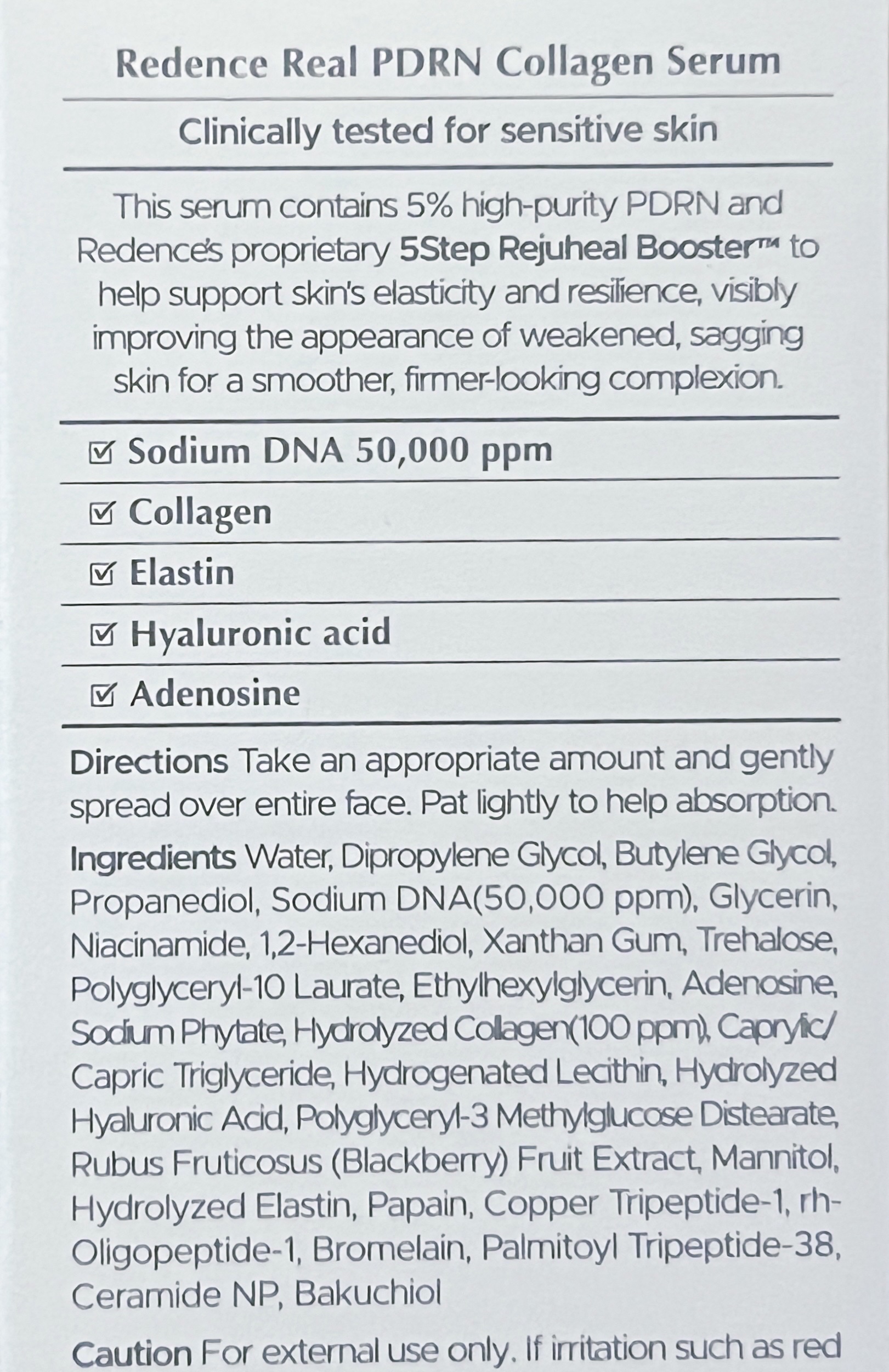 リデンスリアルPDRNコラーゲンアンプル/redence/美容液を使ったクチコミ（2枚目）