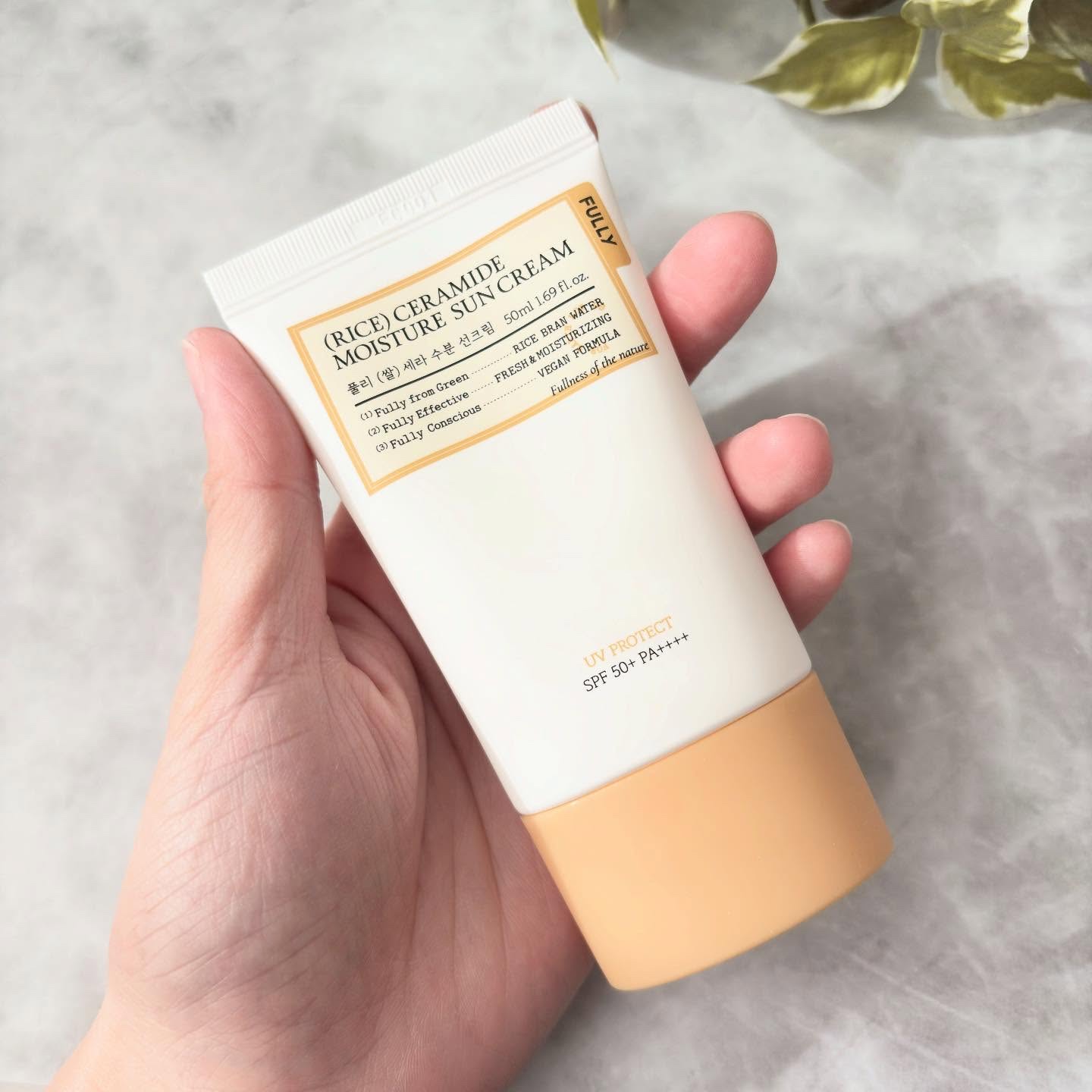 米セラミドウォーターサンクリーム/FULLY/日焼け止めクリームを使ったクチコミ（3枚目）