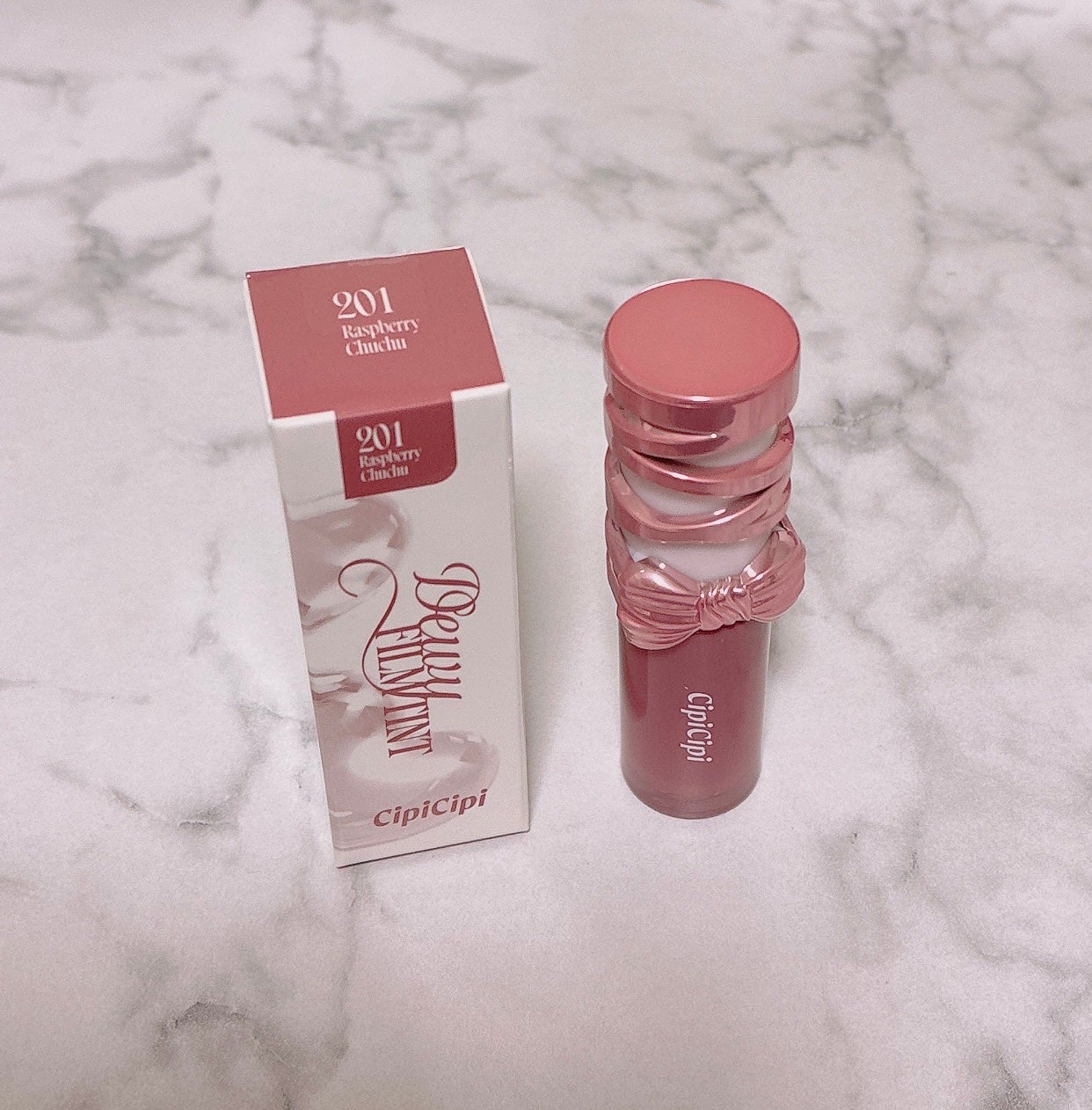 シピシピ デューイフィルムティント R/CipiCipi/リップティントを使ったクチコミ(1枚目)