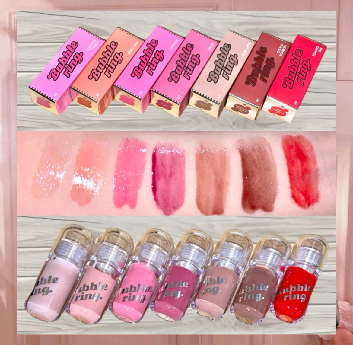 ロングラスティング バブルリングガムグロス/LUNA/リップグロスを使ったクチコミ（2枚目）