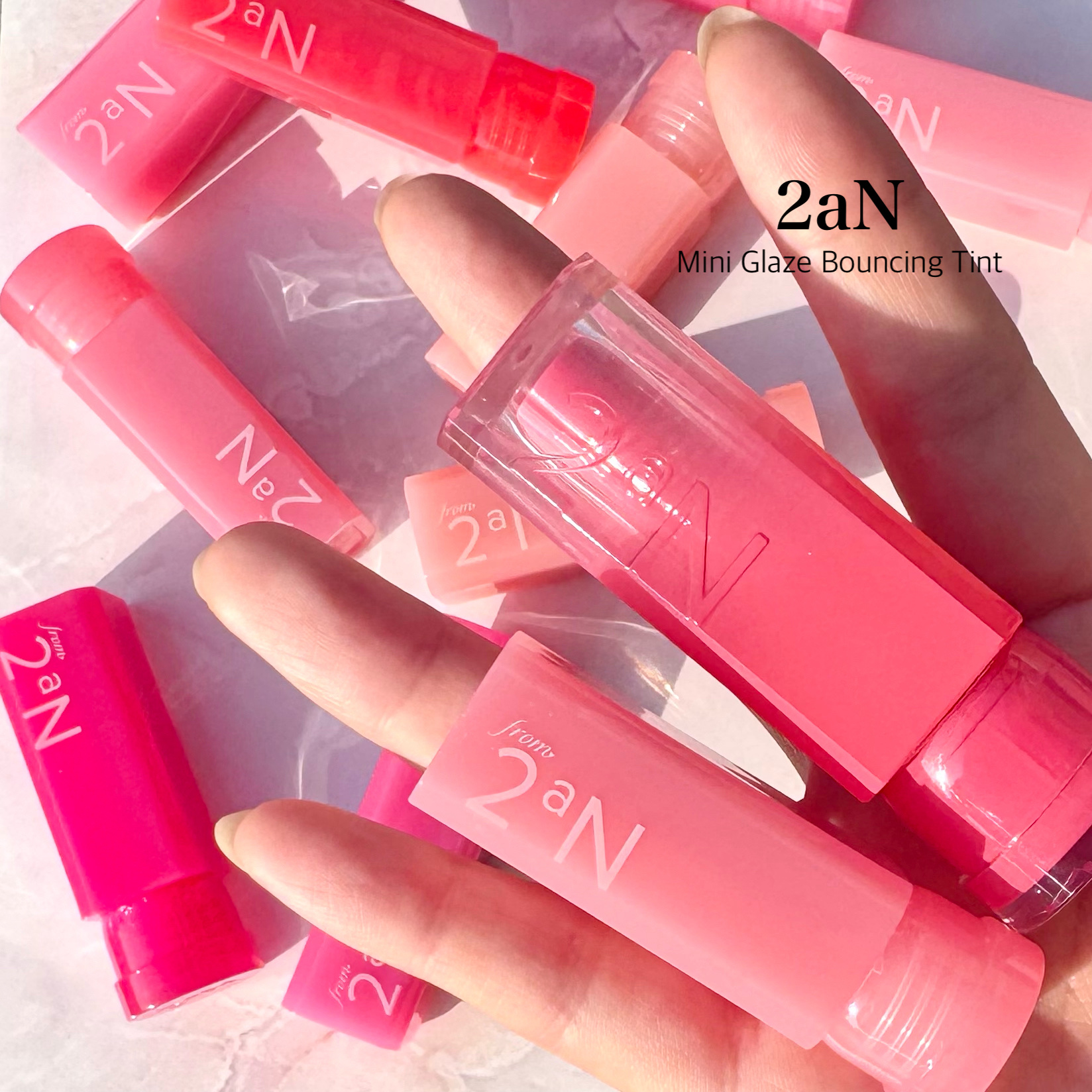 ミニグレイズバウンシングティント/2aN/リップティントを使ったクチコミ（2枚目）