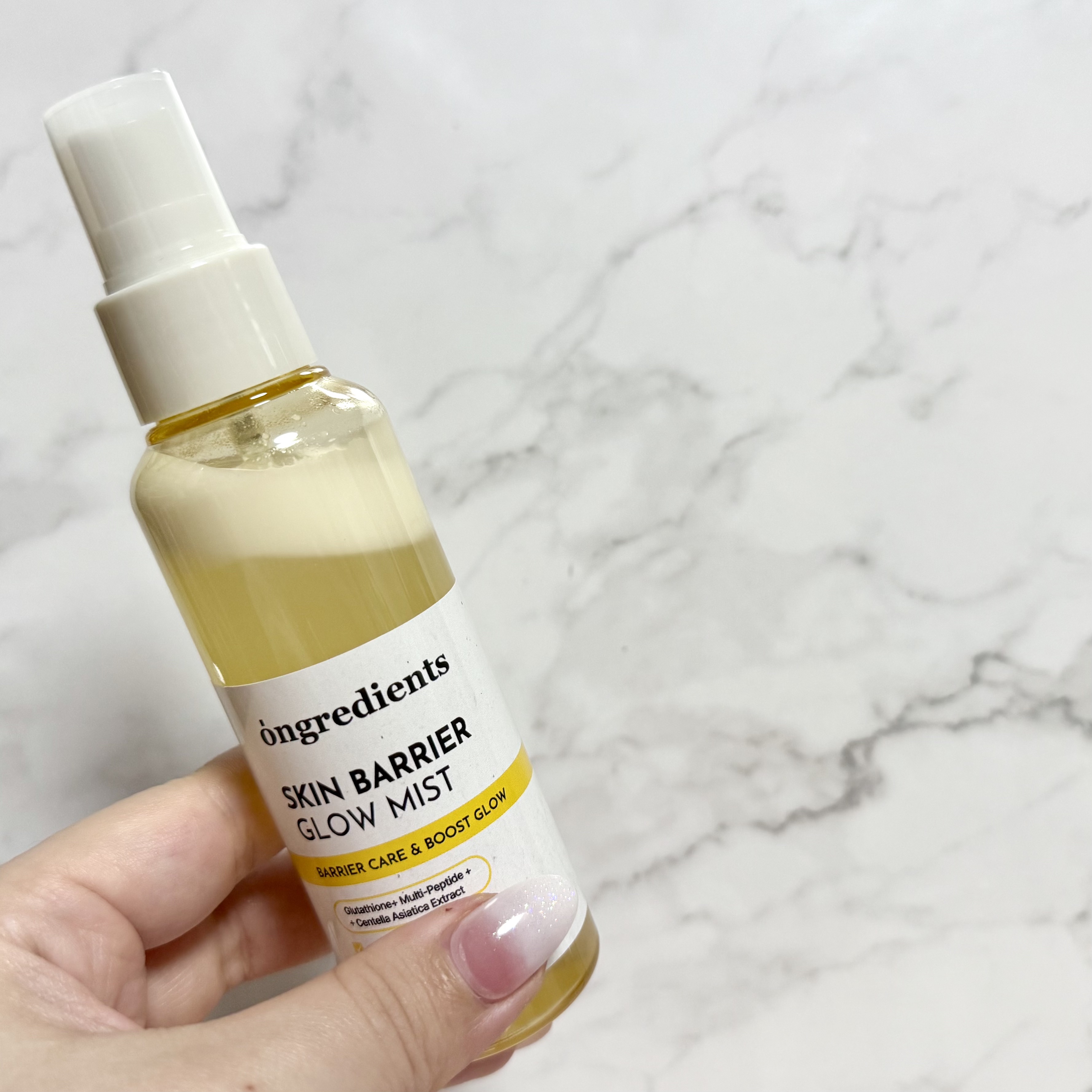 オングリディエンツ スキンバリアグローミスト/Ongredients/ミスト状化粧水を使ったクチコミ（2枚目）