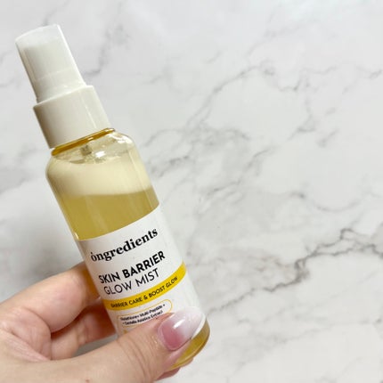 オングリディエンツ スキンバリアグローミスト/Ongredients/ミスト状化粧水を使ったクチコミ(2枚目)