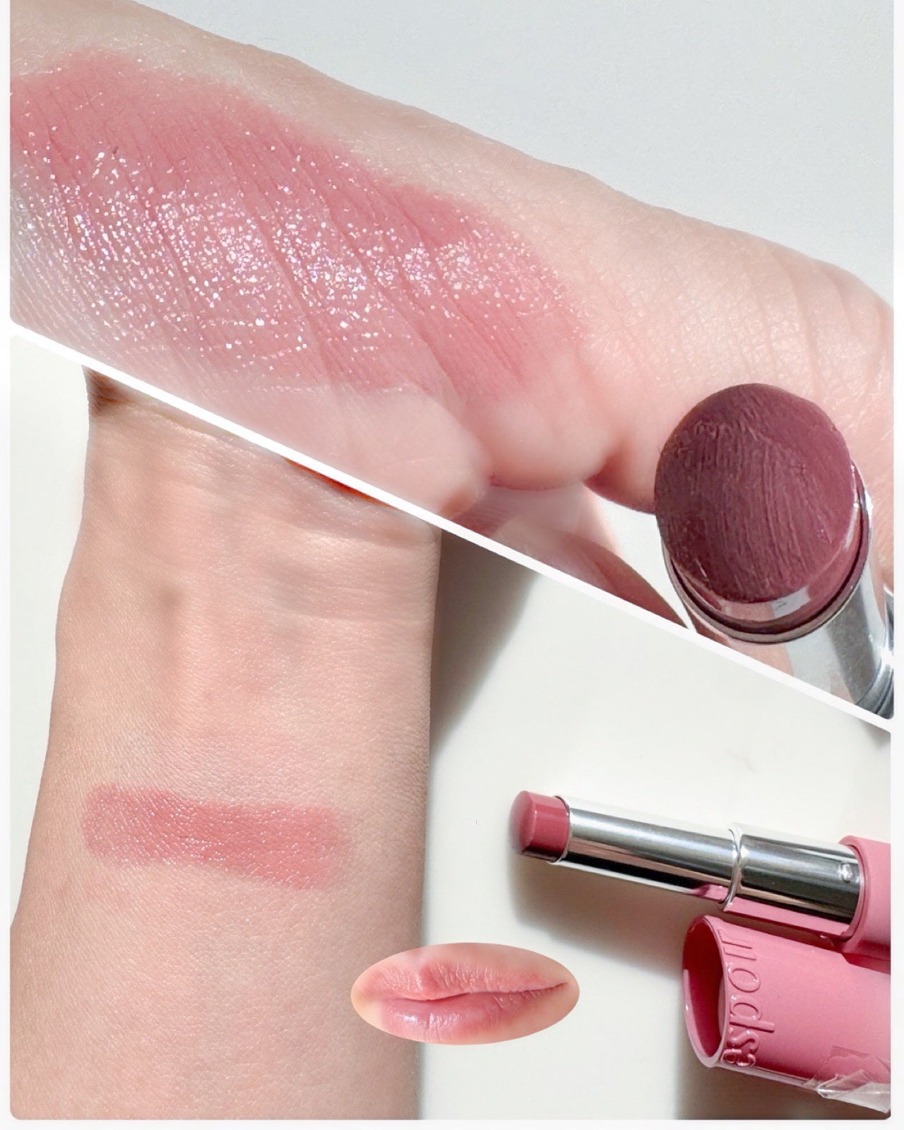 ノーウェアリップスティックバーミンググロー/espoir/口紅を使ったクチコミ(2枚目)