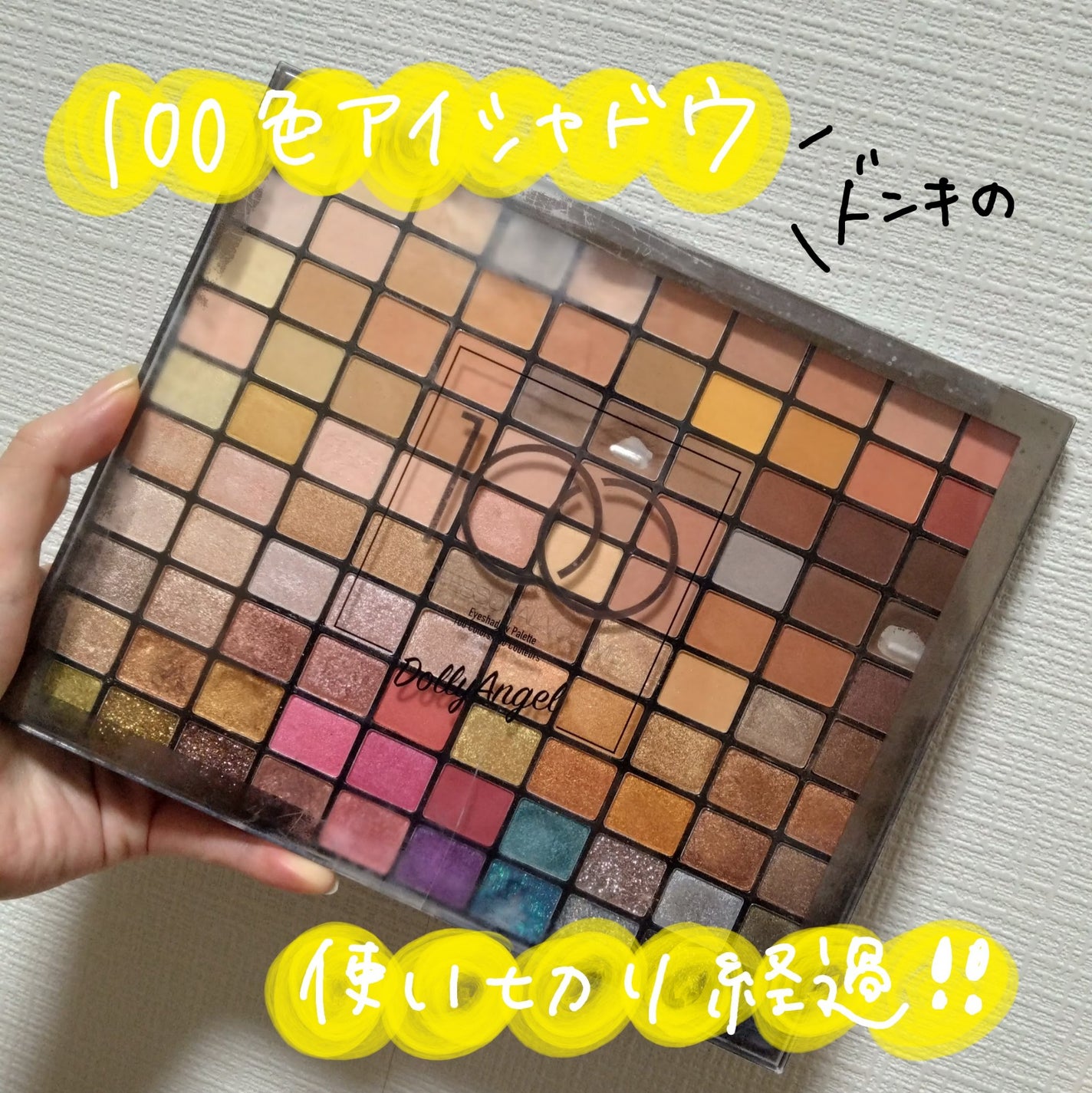 プロフェッショナルボリューム100カラー/Dolly Angel/アイシャドウパレットを使ったクチコミ(1枚目)