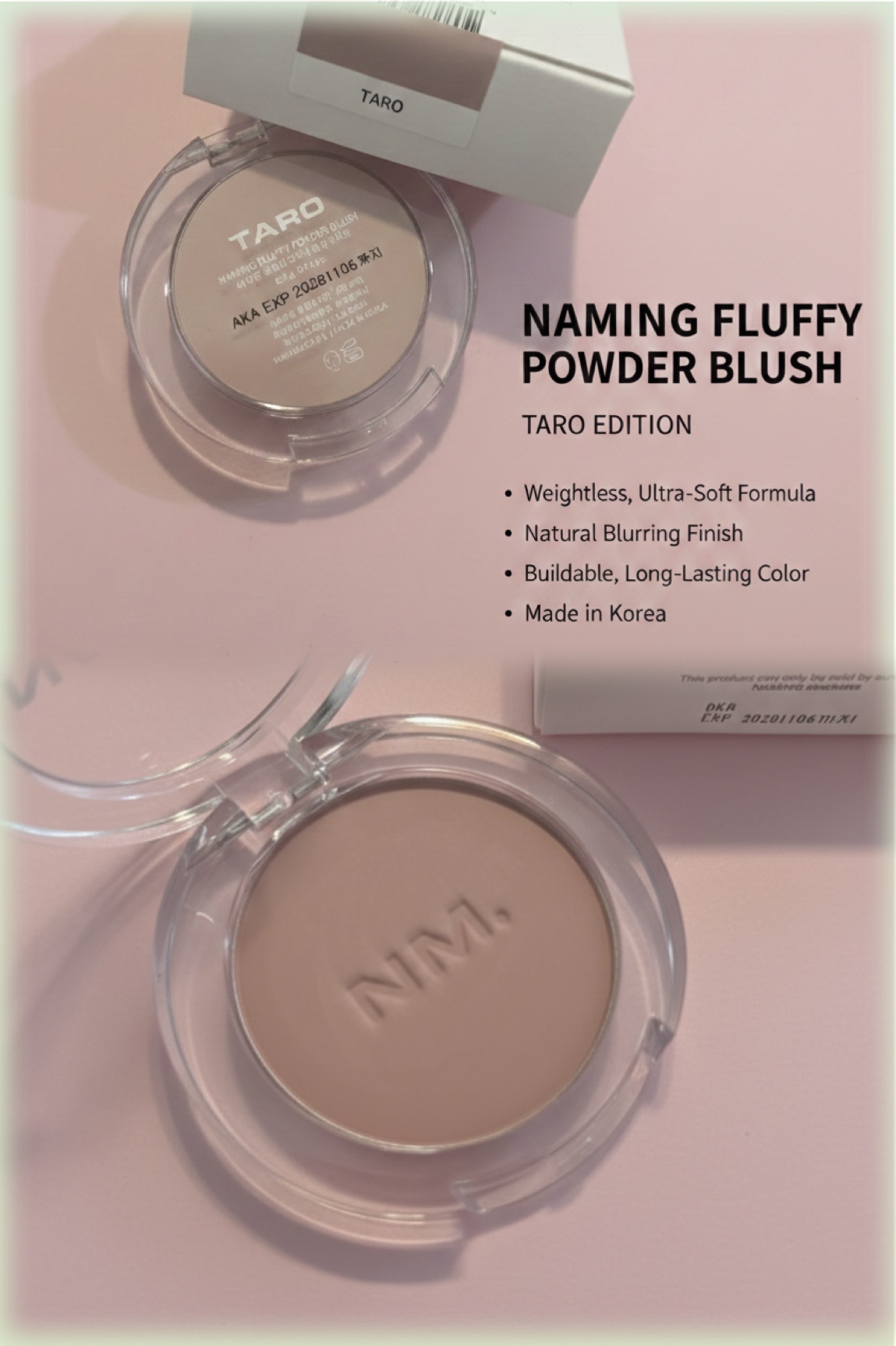 ネーミング フラッフィーパウダーブラッシュ/NAMING./パウダーチークを使ったクチコミ（2枚目）