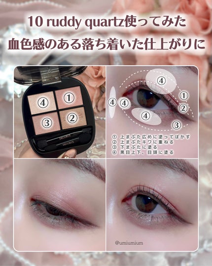 スキンシャドウ デザイニング パレット/DECORTÉ/アイシャドウパレットを使ったクチコミ(4枚目)