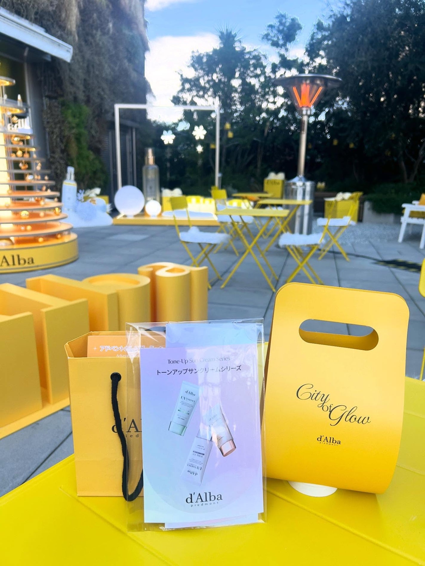 のんちゃん on LIPS 「💛d'Albaポップアップが豪華すぎた💛愛用中のダルバのイベン..」(4枚目)