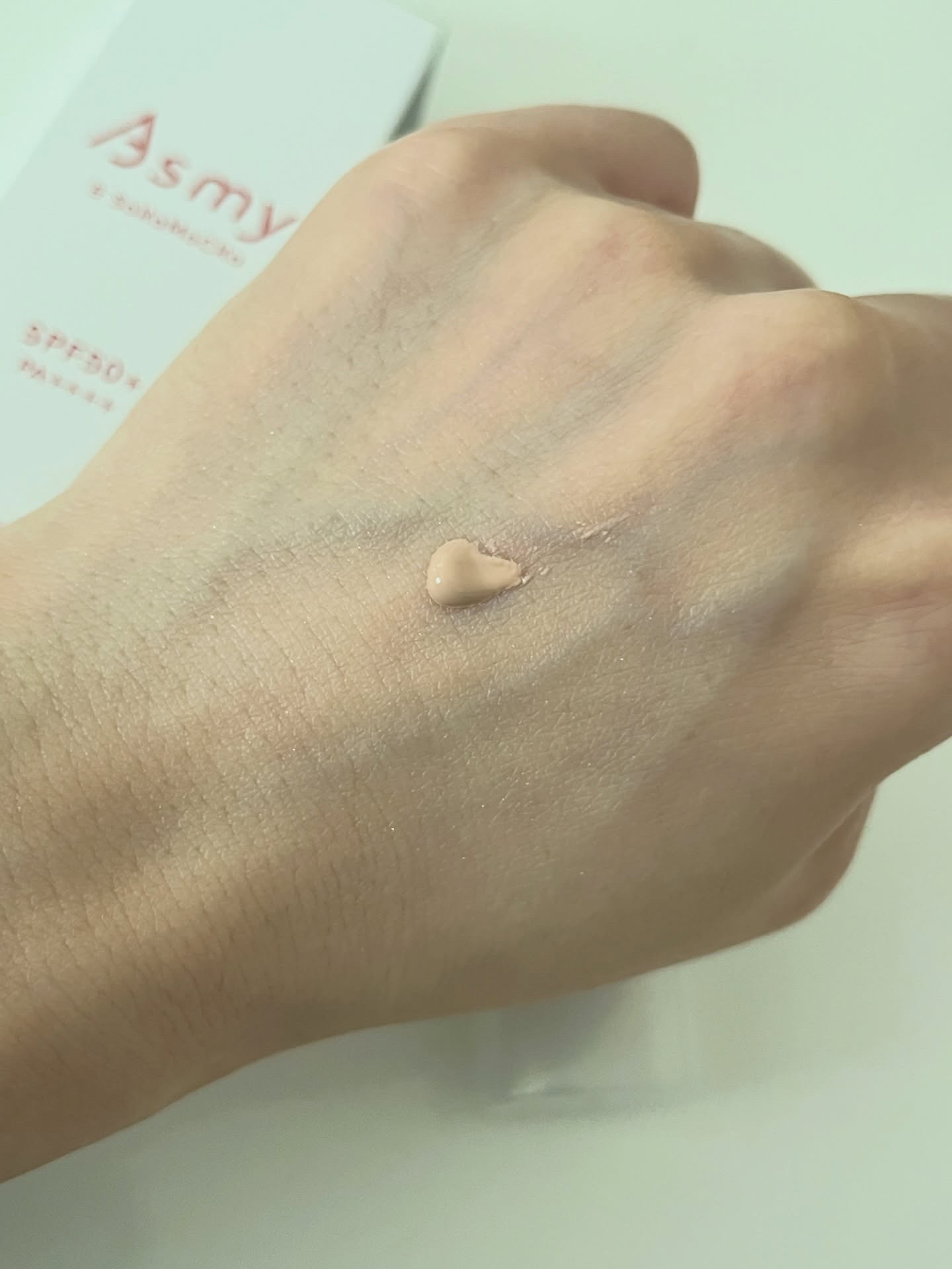 アズミー センシティブ ピタモイスチュアUVベース/Asmy/化粧下地を使ったクチコミ（3枚目）