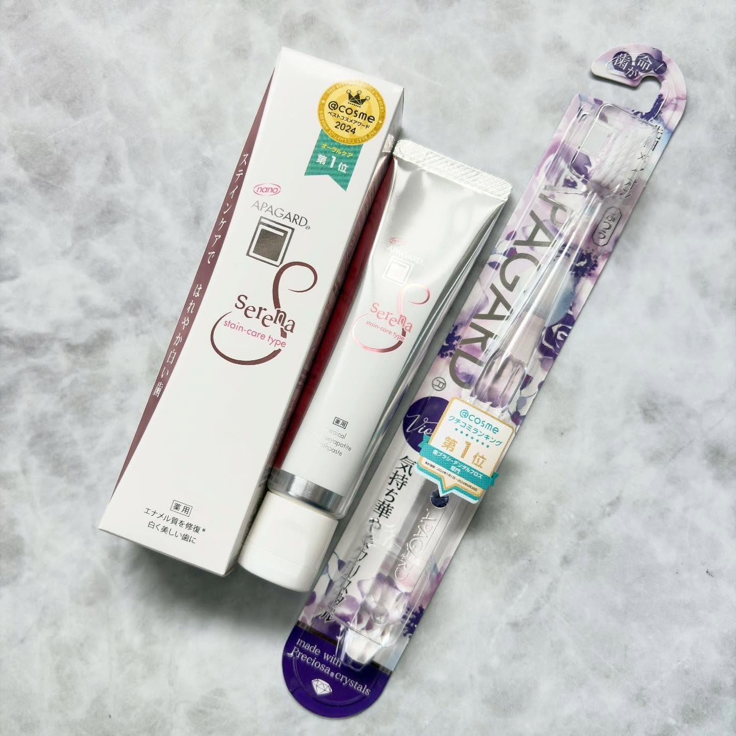 アパガードクリスタル歯ブラシ/アパガード/歯ブラシを使ったクチコミ（1枚目）