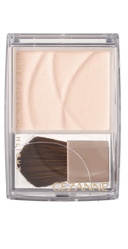 トーンフィルターハイライト/CEZANNE/パウダーハイライトを使ったクチコミ（1枚目）