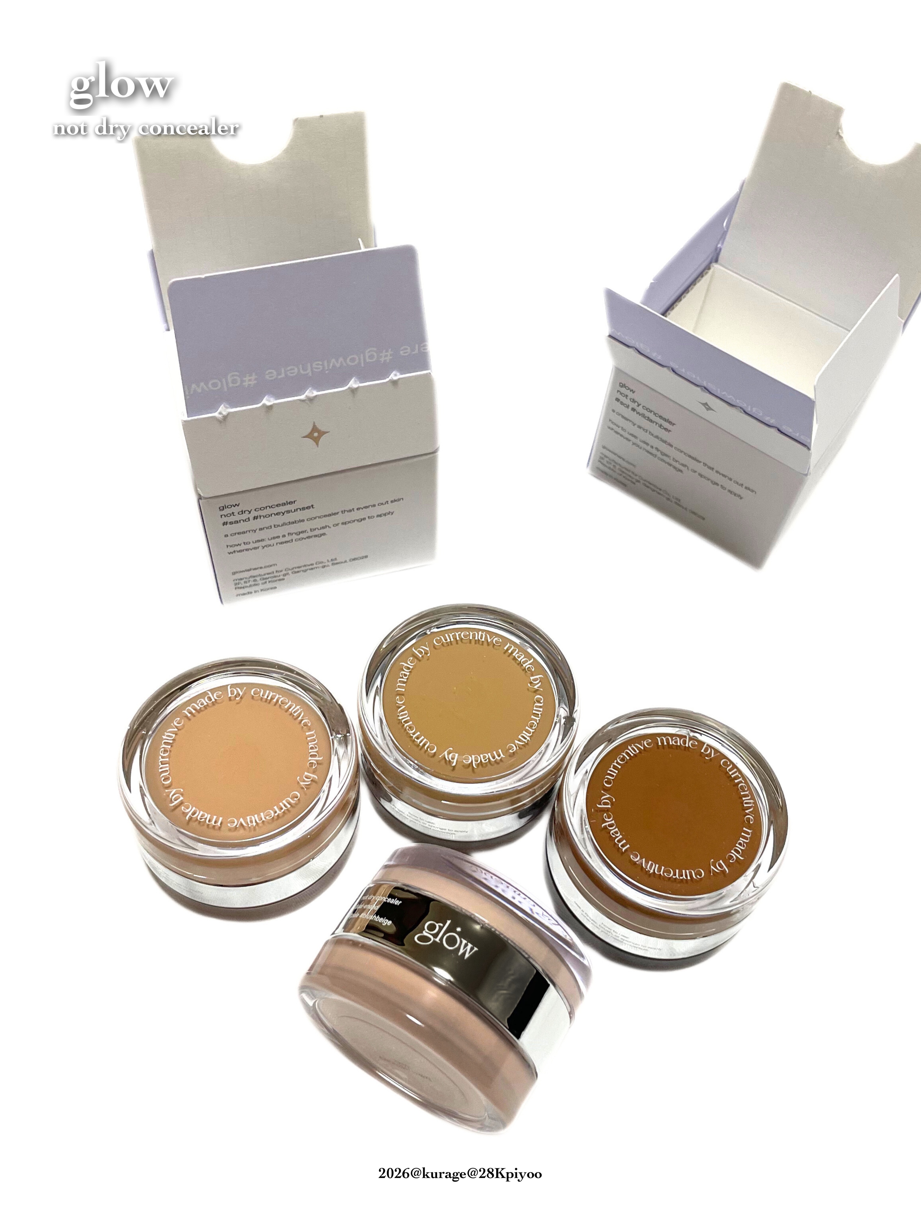 ノットドライコンシーラー/glow/クリームコンシーラーを使ったクチコミ（1枚目）