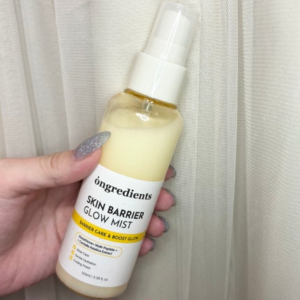 オングリディエンツ スキンバリアグローミスト/Ongredients/ミスト状化粧水を使ったクチコミ(1枚目)
