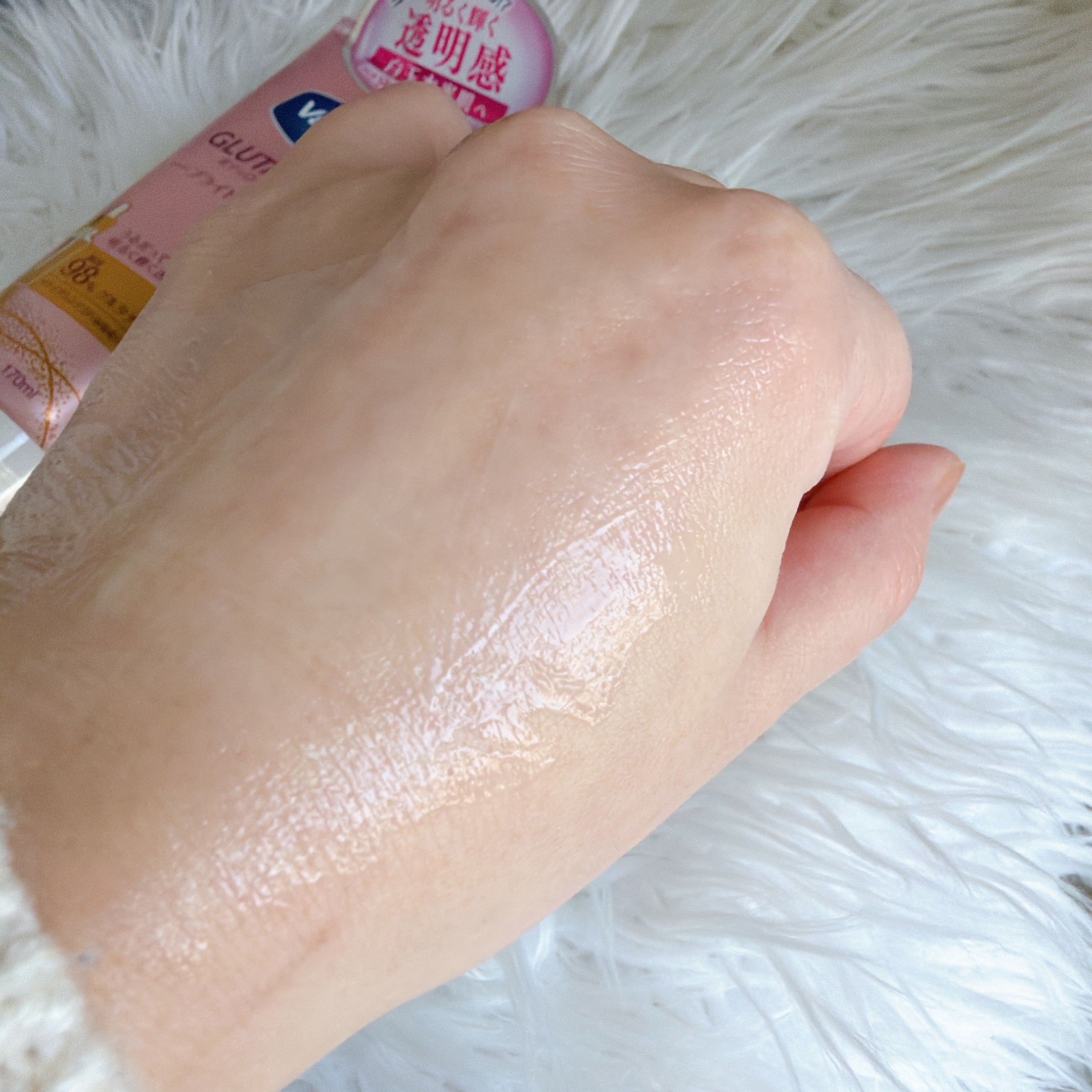 グルタヒア ボディローション ブライトニング/ヴァセリン/ボディローションを使ったクチコミ（3枚目）