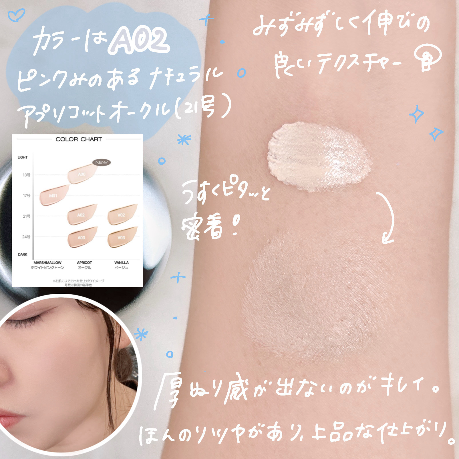 カバーステイン パーフェクティング クッション ファンデーション/VDL/クッションファンデーションを使ったクチコミ（3枚目）