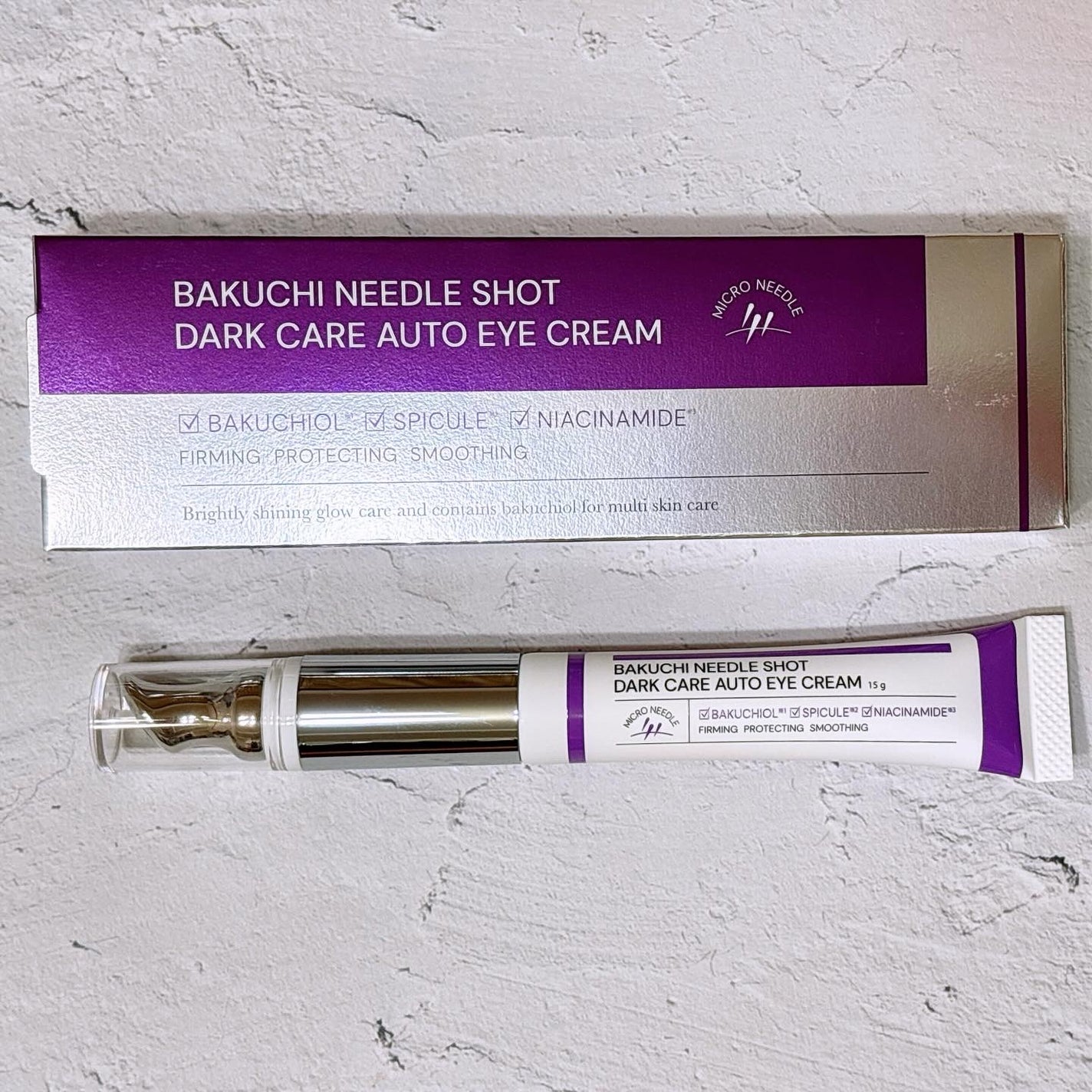 BAKUCHI NEEDLE SHOT DARK CARE AUTO EYE CREAM/LIALUSTER/アイケア・アイクリームを使ったクチコミ(1枚目)