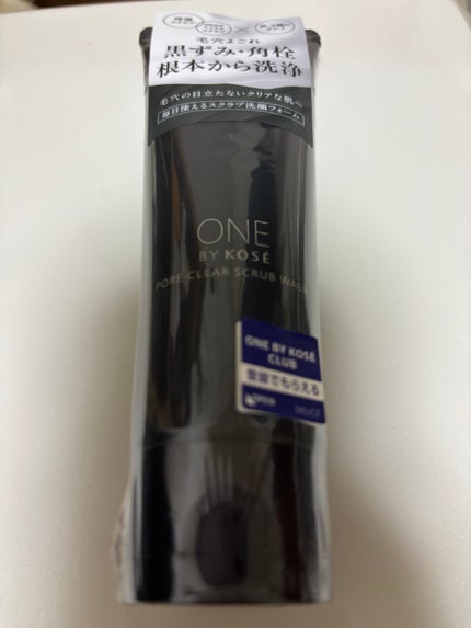 ポアクリア スクラブ ウォッシュ/ONE BY KOSE/洗顔フォームを使ったクチコミ(1枚目)