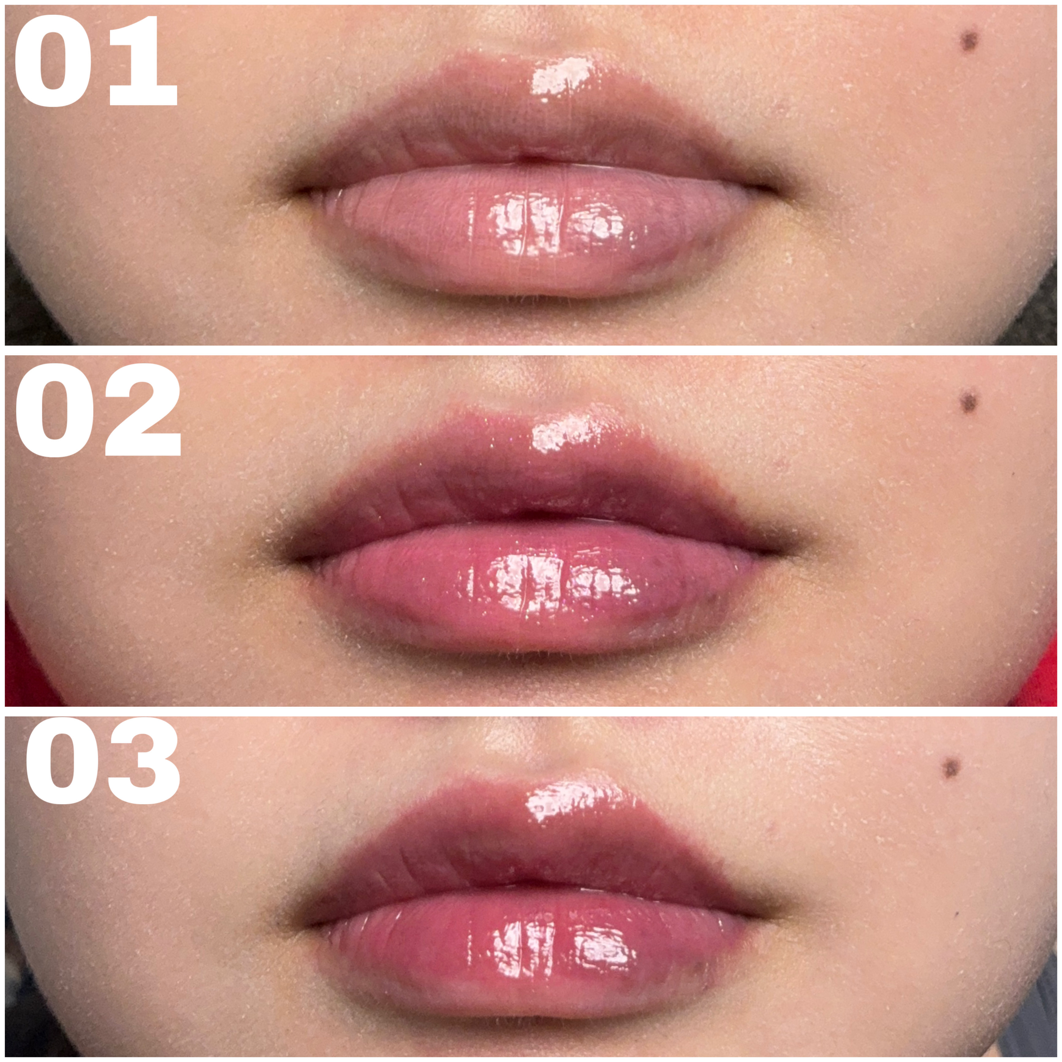 ロングラスティング バブルリングガムグロス/LUNA/リップグロスを使ったクチコミ（2枚目）