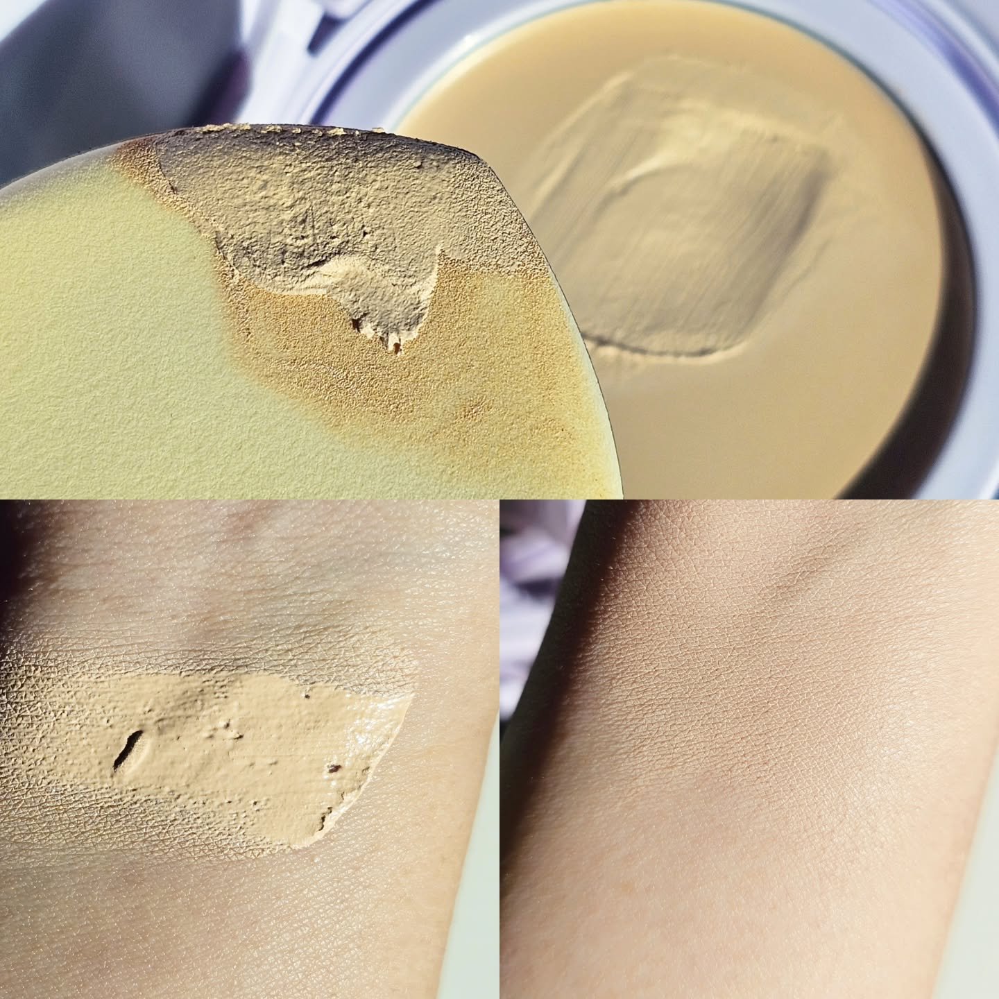 SPステイ クリームパクト ファンデーション/MAYBELLINE NEW YORK/クリーム・エマルジョンファンデーションを使ったクチコミ（3枚目）