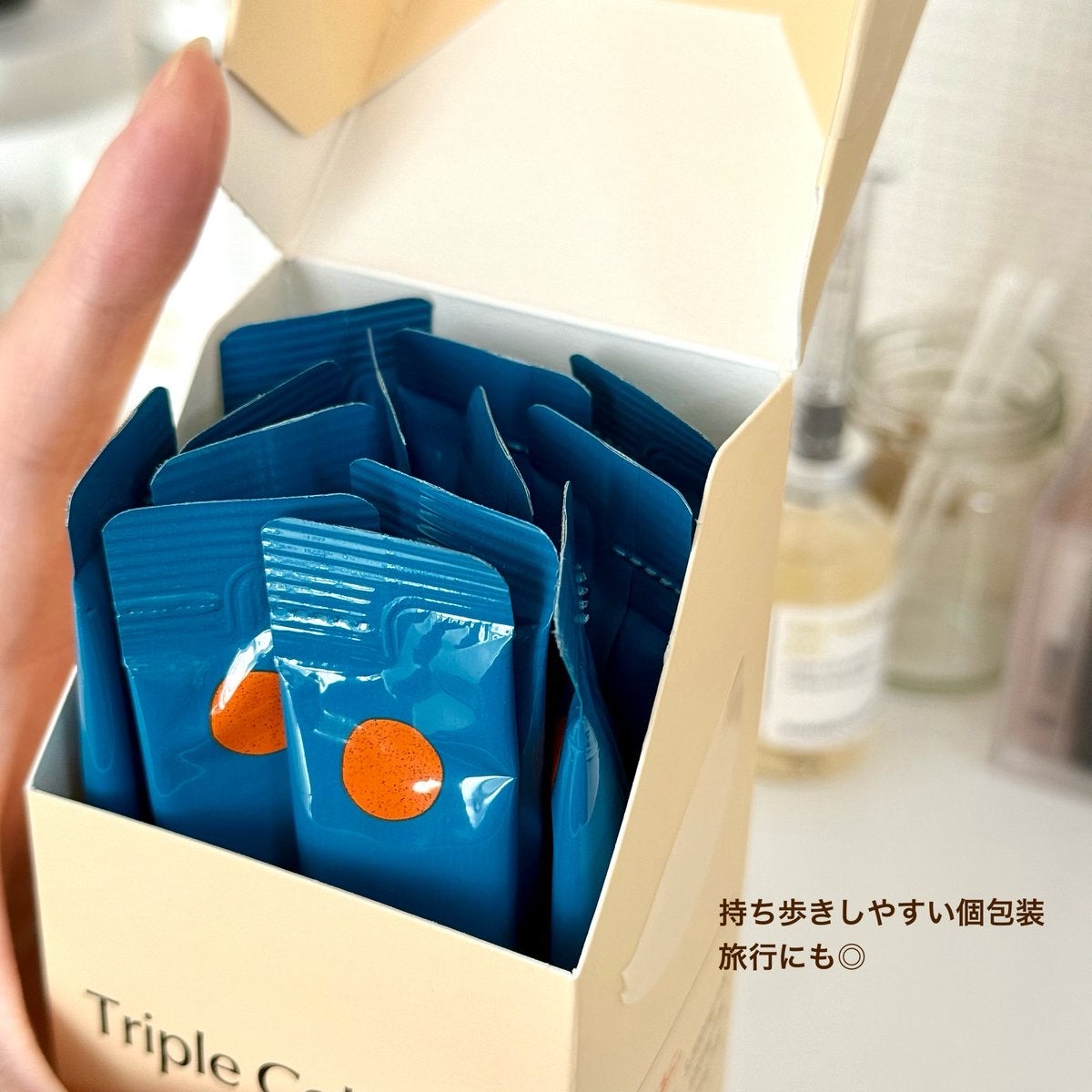 トリプルコラーゲン オレンジ/Ownist/美容サプリメントを使ったクチコミ（2枚目）