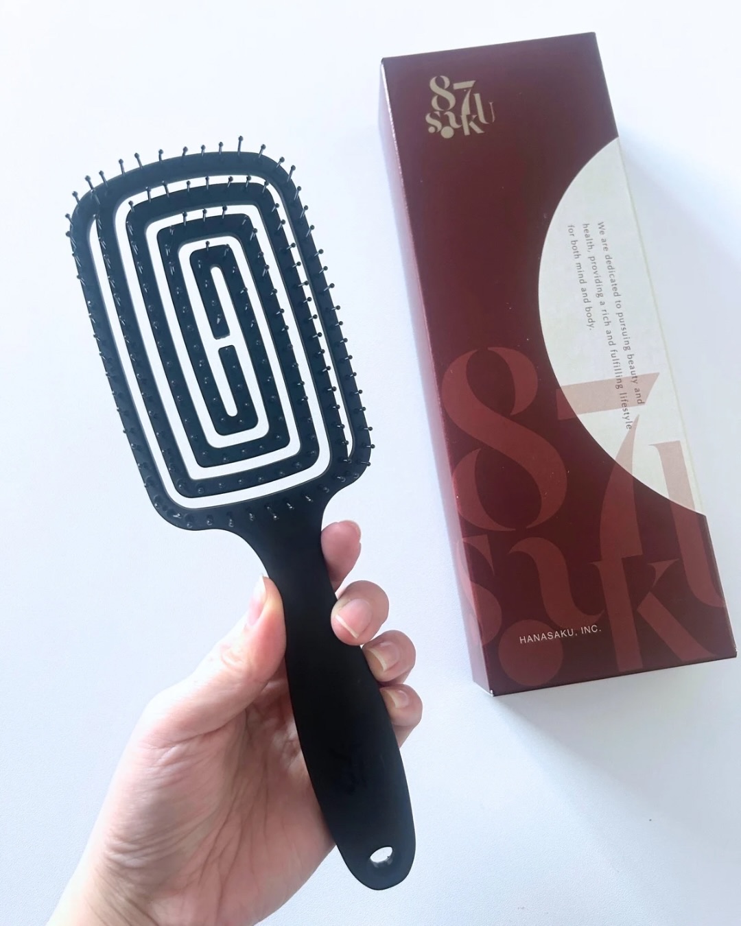 87saku ハナサク 速乾ブラシ/87saku/ヘアブラシを使ったクチコミ（2枚目）