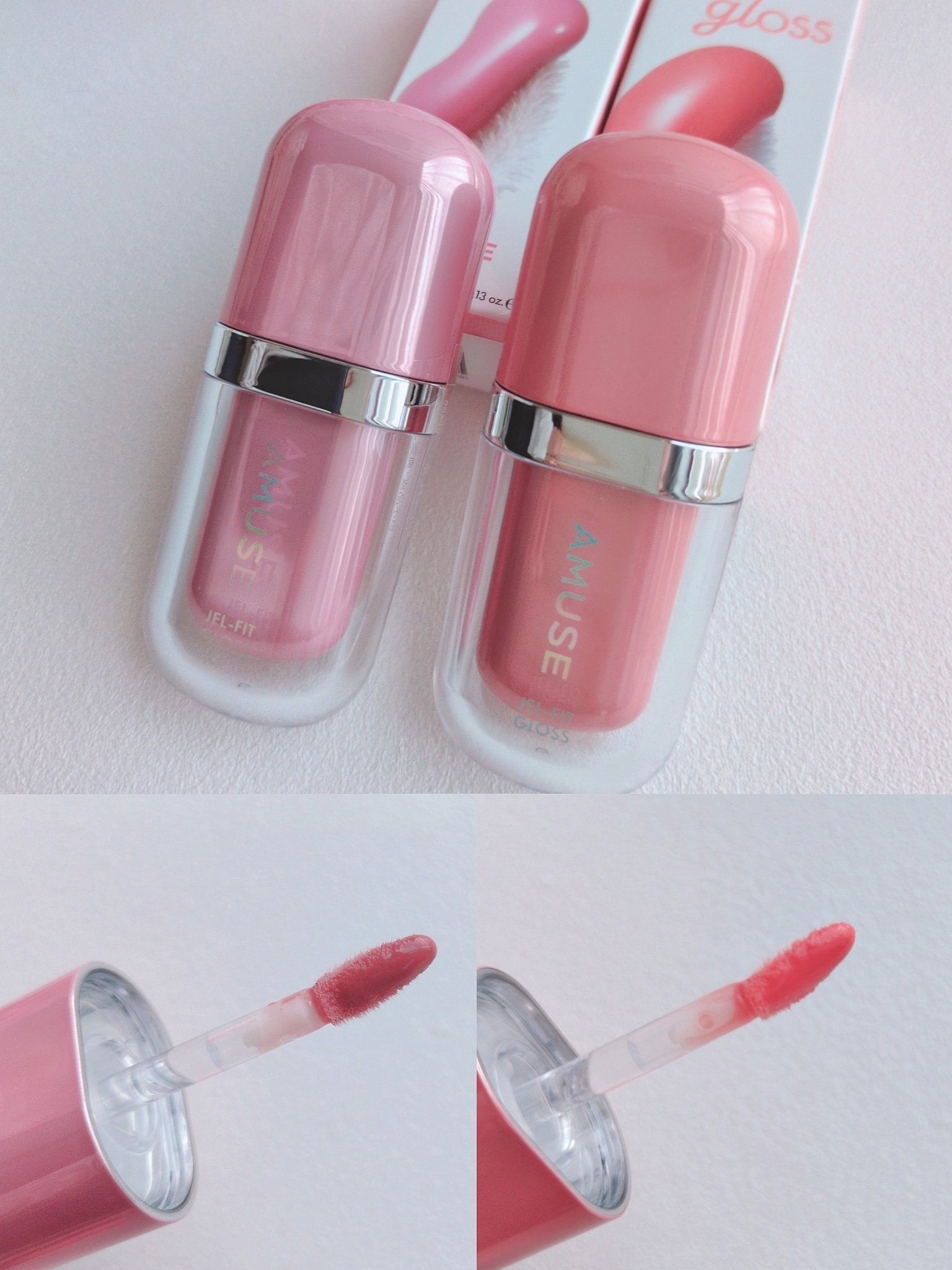 ジェルフィットグロス/AMUSE/リップグロスを使ったクチコミ（2枚目）