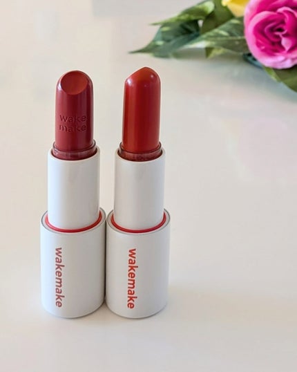 ヘルシーグロウバームスティック/wakemake/口紅を使ったクチコミ(4枚目)