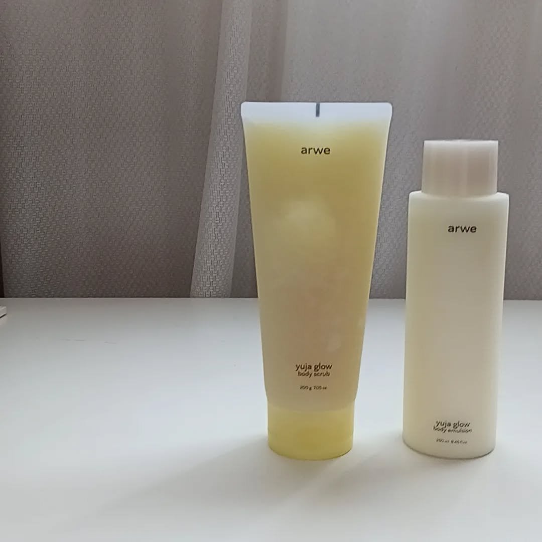 ゆずグローボディーエマルジョン/arwe/ボディクリームを使ったクチコミ(1枚目)