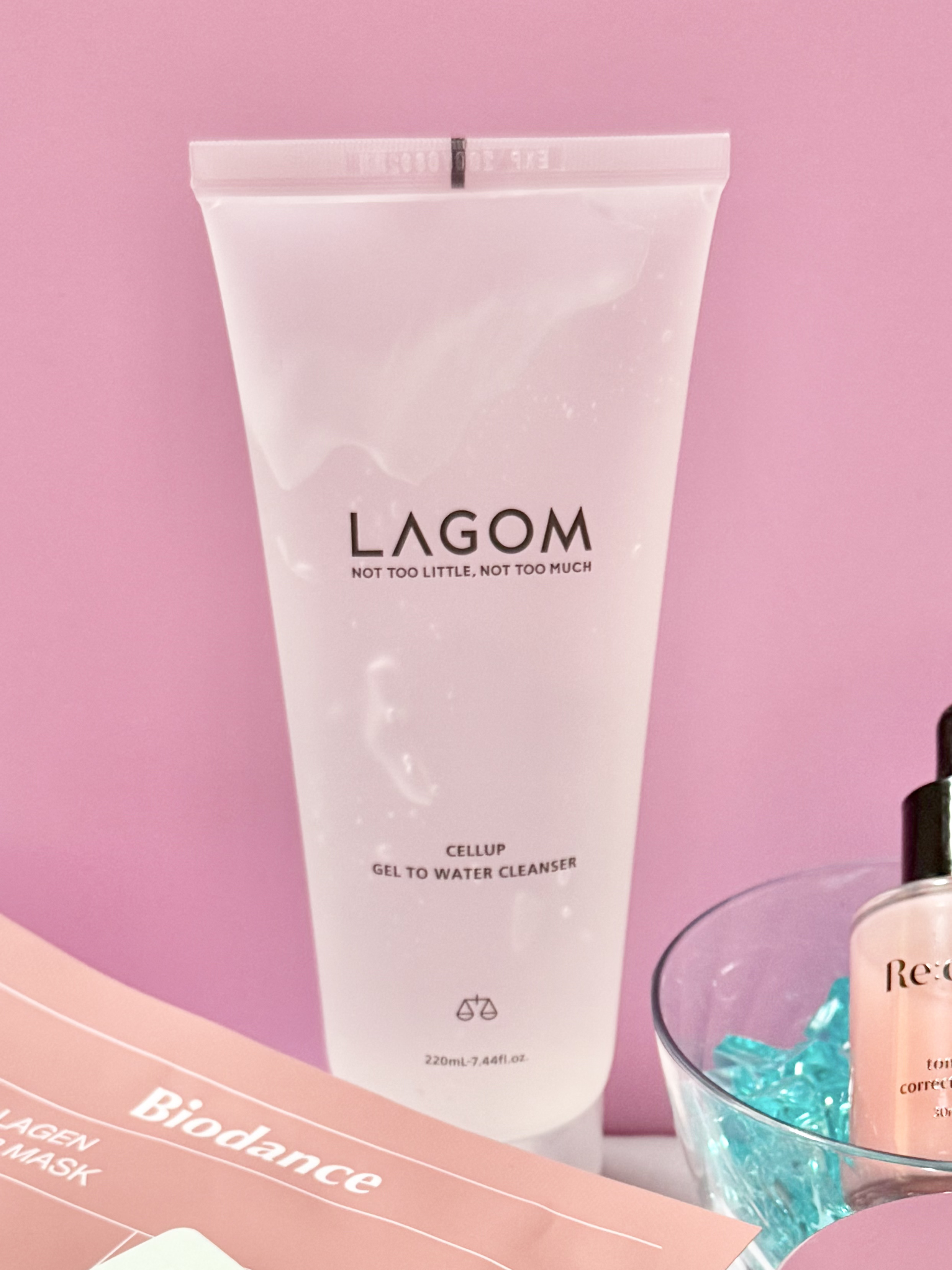 ラゴム ジェルトゥウォーター クレンザー(朝用洗顔)/LAGOM /その他洗顔料を使ったクチコミ（2枚目）