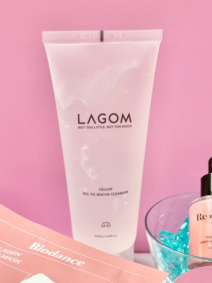 ラゴム ジェルトゥウォーター クレンザー(朝用洗顔)/LAGOM /その他洗顔料を使ったクチコミ(2枚目)