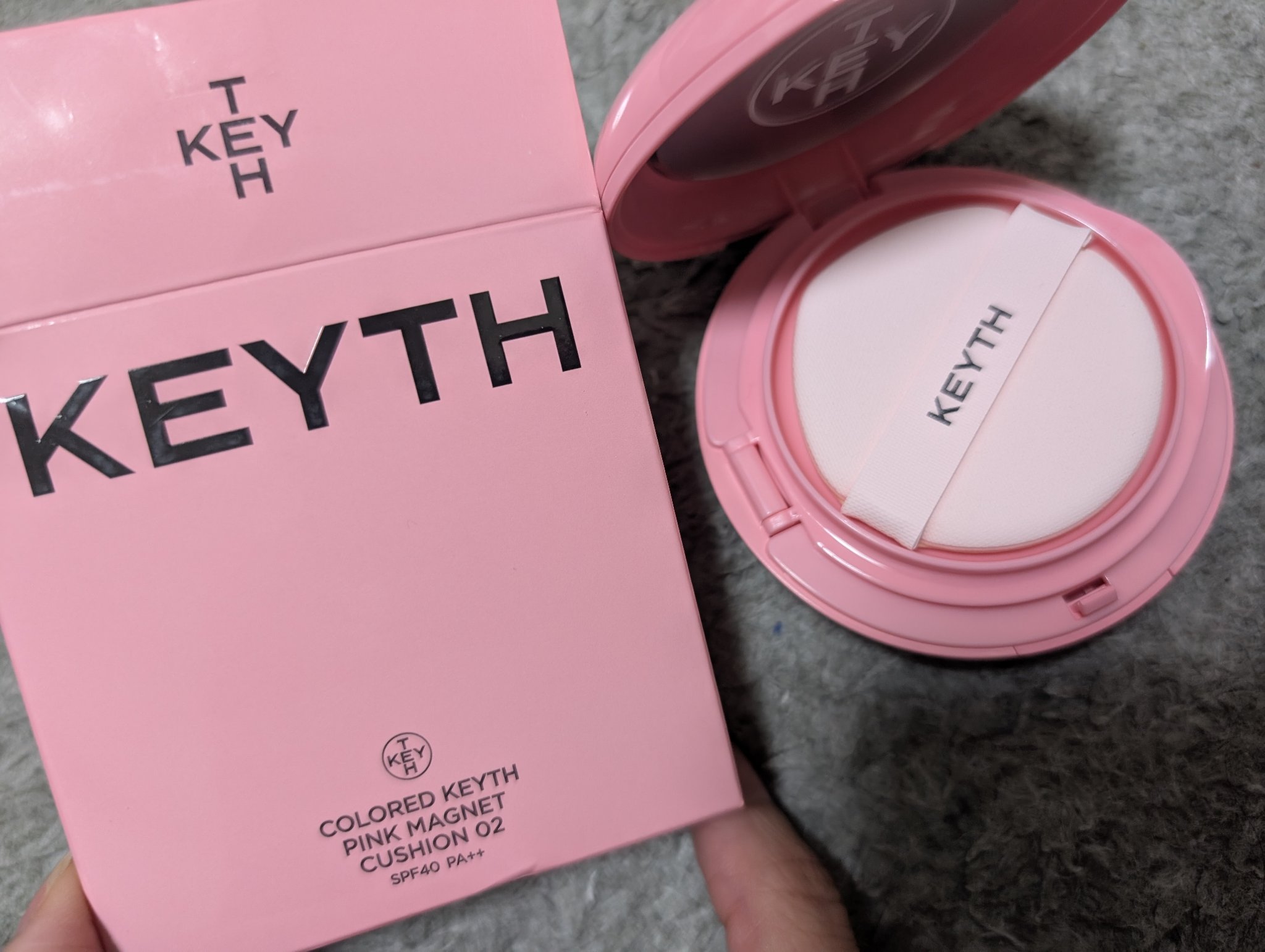 ピンクマグネットクッション/KEYTH/クッションファンデーションを使ったクチコミ（1枚目）