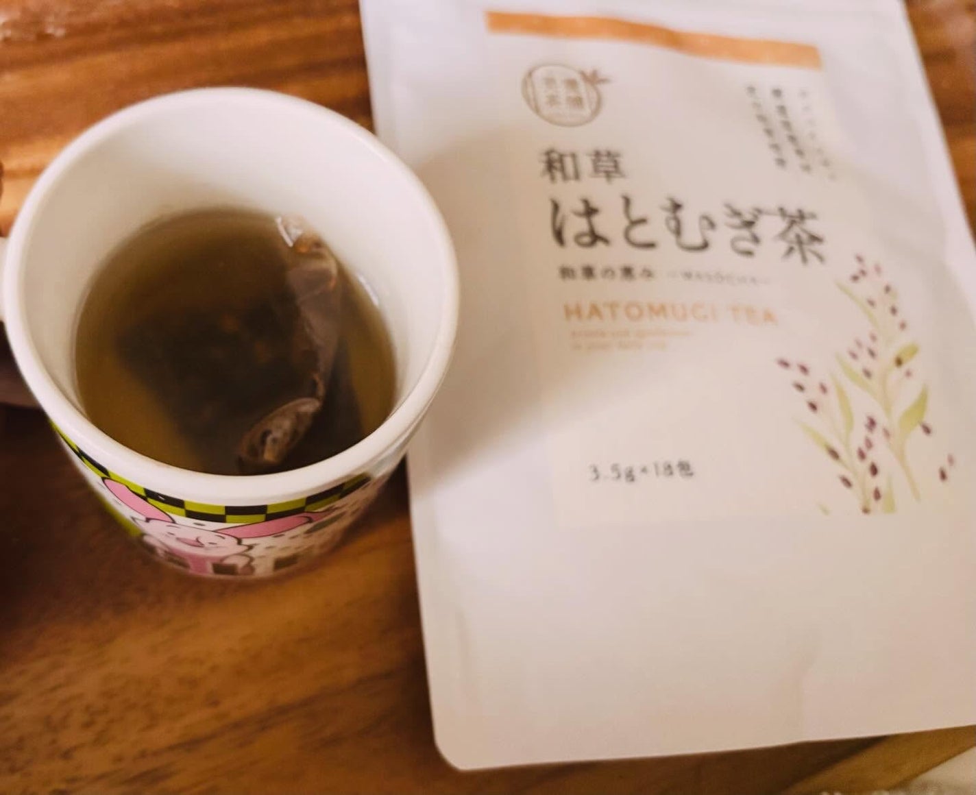chiekotan on LIPS 「毎日の整え習慣に、最近よく飲んでいるのが養茶舗和草はとむぎ茶✨..」(1枚目)
