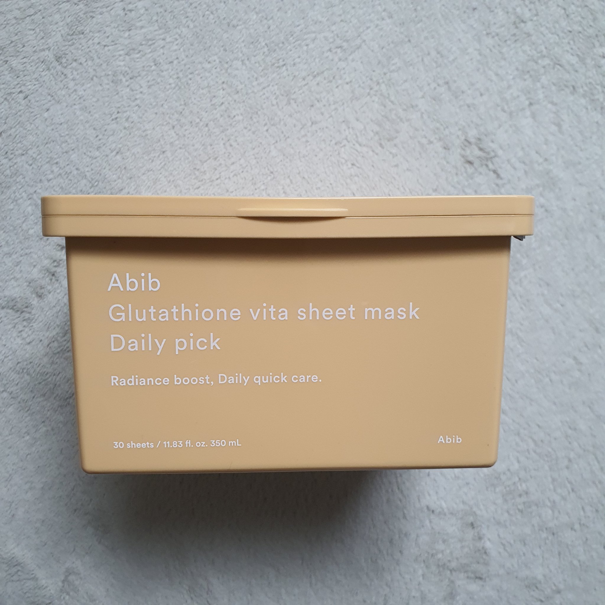 グルタチオンビタシートマスク デイリーピック/Abib /シートマスク・パックを使ったクチコミ（1枚目）