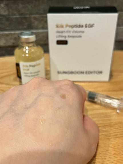 シルク ペプチド EGF ハートフィットボリューム リフティング アンプル/SUNGBOON EDITOR(成分エディター)/美容液を使ったクチコミ(8枚目)