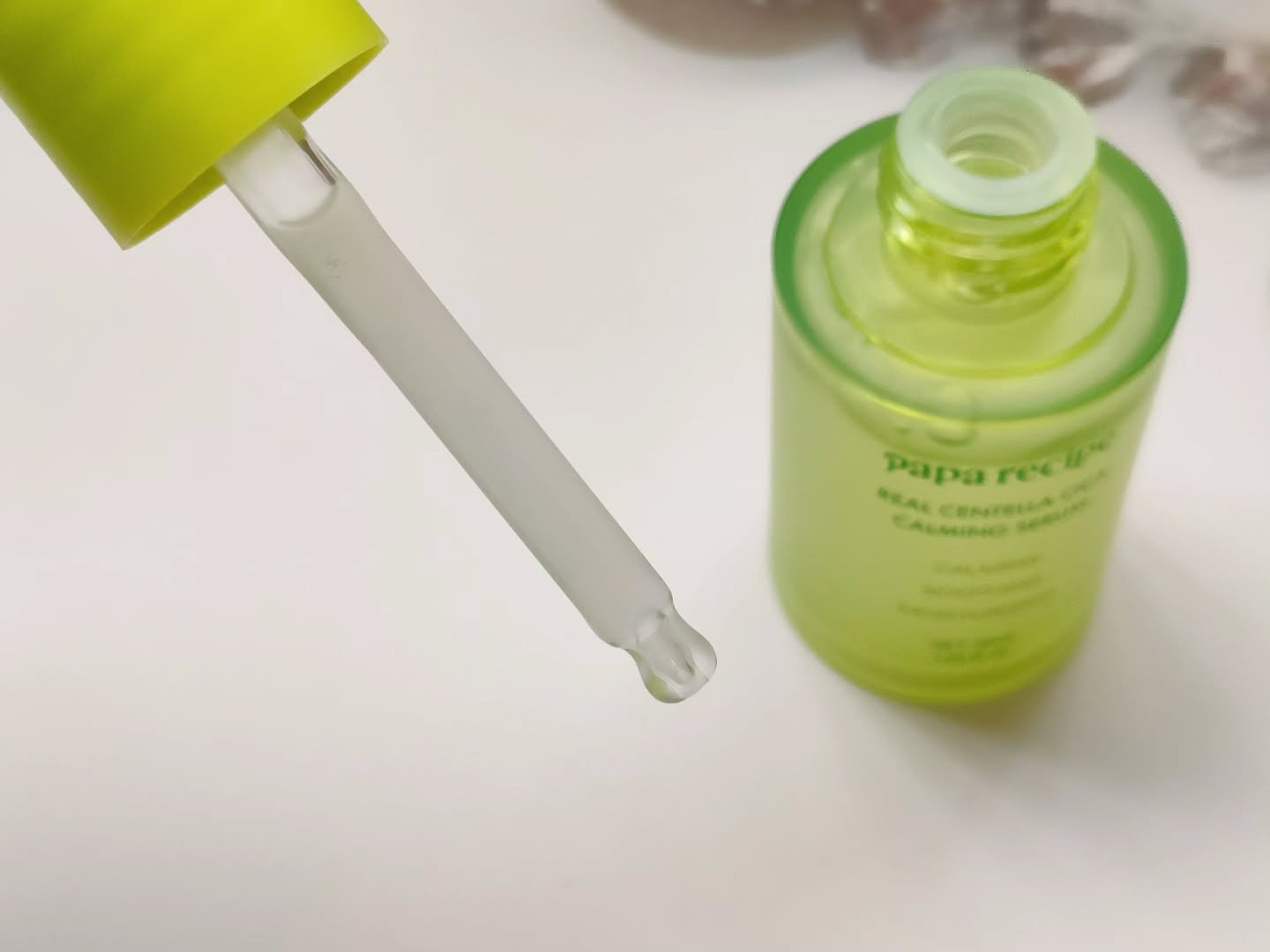 リアルセンテラシカカーミングセラム/PAPA RECIPE/美容液を使ったクチコミ（2枚目）