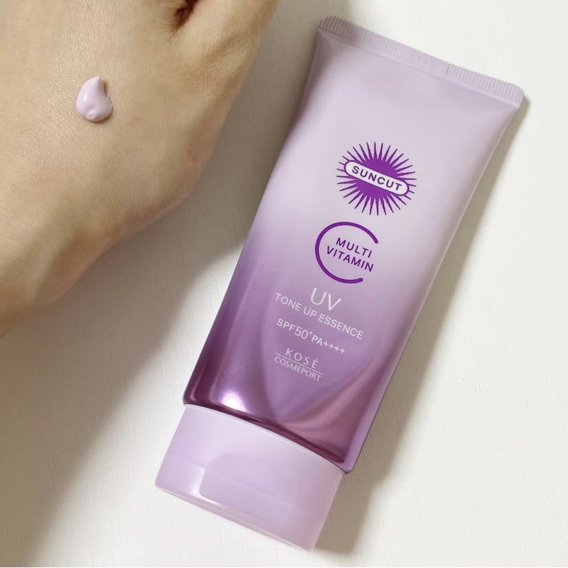 サンカット®　マルチビタミン（保湿）トーンアップＵＶ　  エッセンス　クリアラベンダー/サンカット®/日焼け止めローションを使ったクチコミ（3枚目）